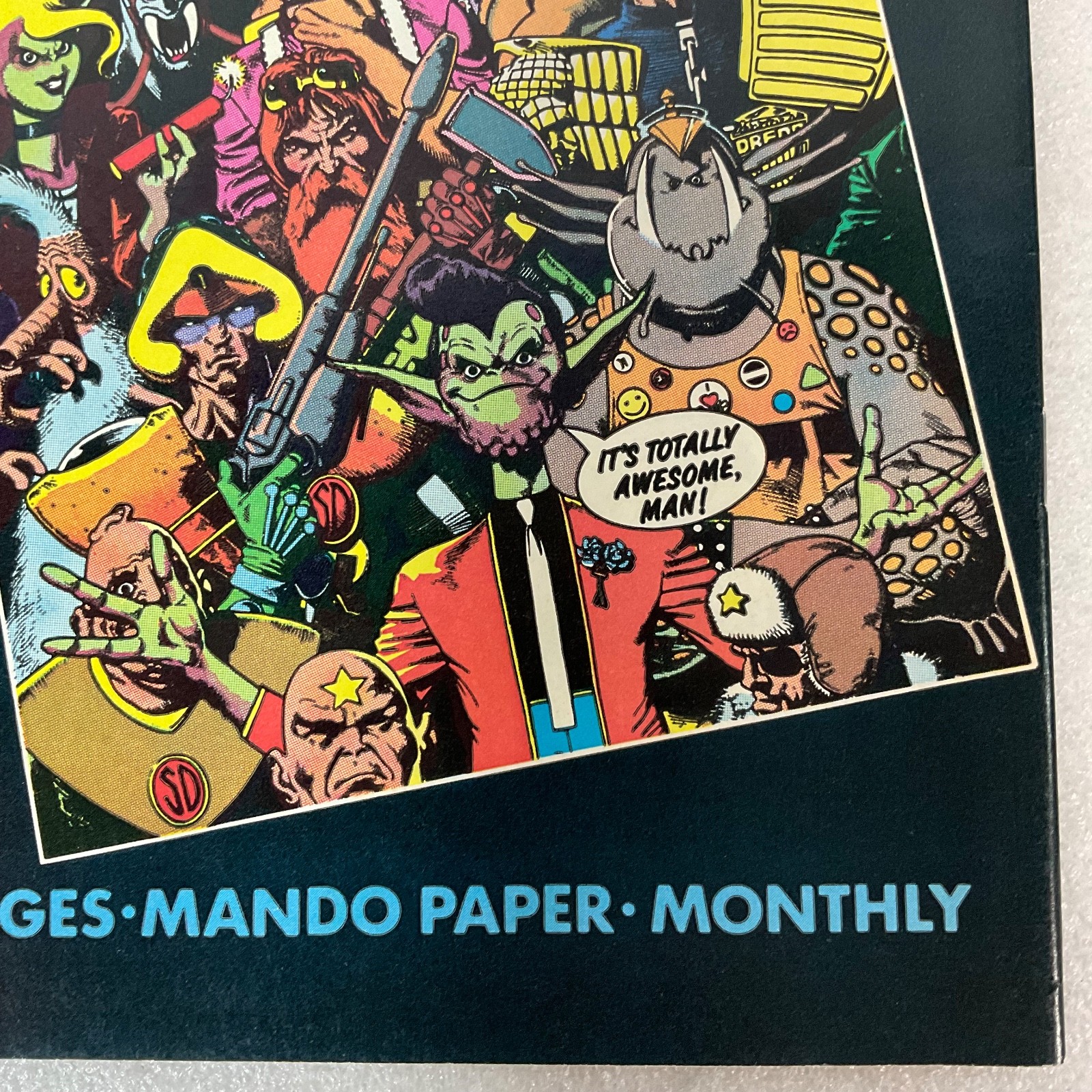 Judge Dredd Comic Book No 17 March 1985 Eagle Comics Vintage Sci-Fi Action - Image 11