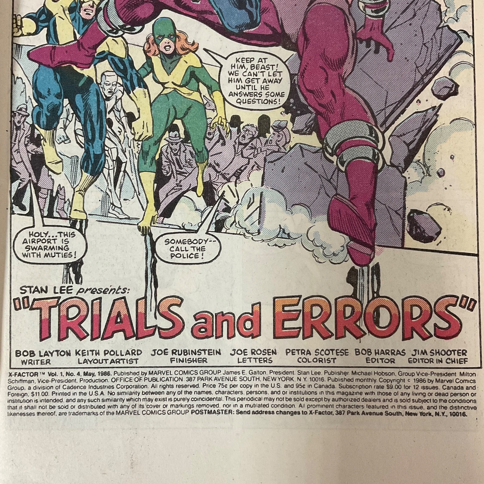 X-Factor #4 Marvel Comic 1986 The Beast Returns vs Frenzy 25th Anniversary - Image 4