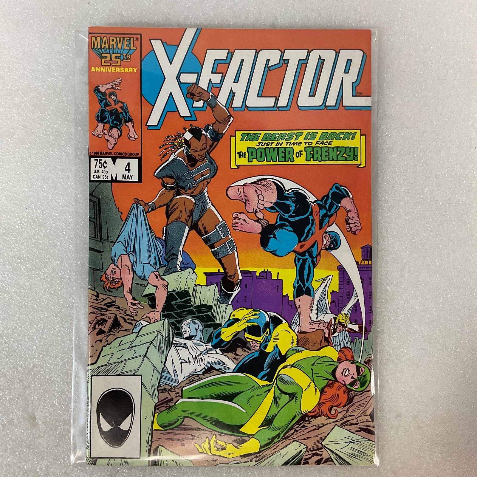 X-Factor #4 Marvel Comic 1986 The Beast Returns vs Frenzy 25th Anniversary - Image 13