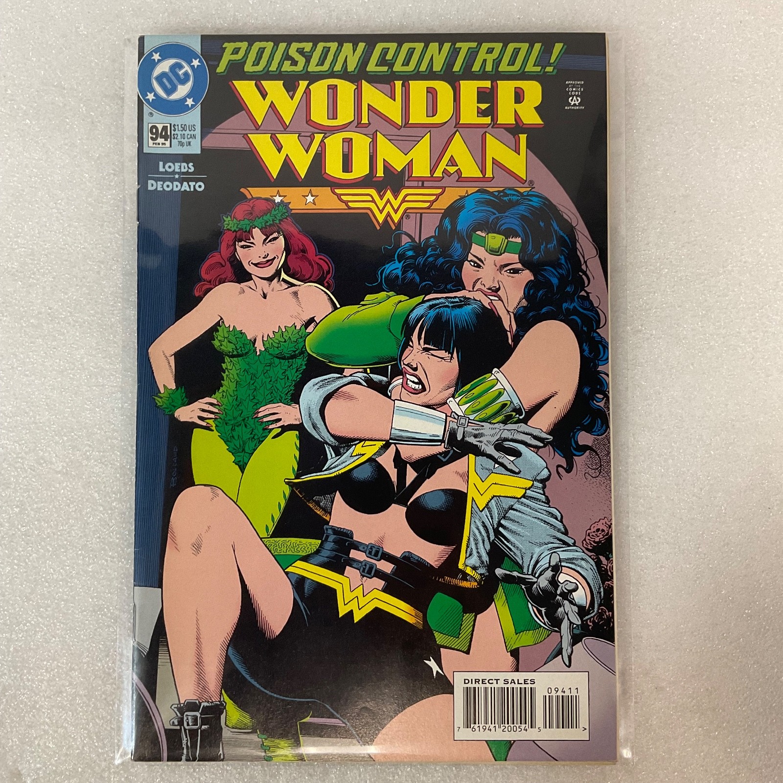 Wonder Woman #94 Feb 1995 DC Comic Poison Control Story Loebs Deodato Art - Image 13