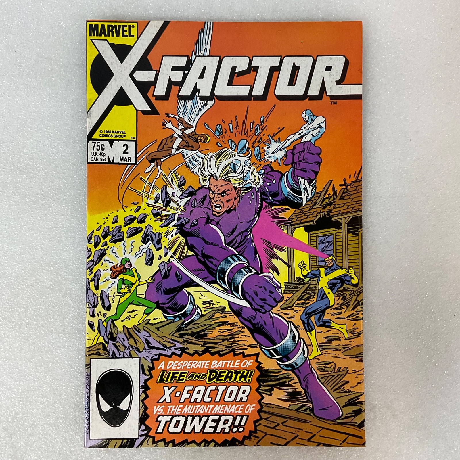 X-Factor #2 Marvel Comic 1986 Tower Appearance Bob Layton Jackson Guice - Image 1