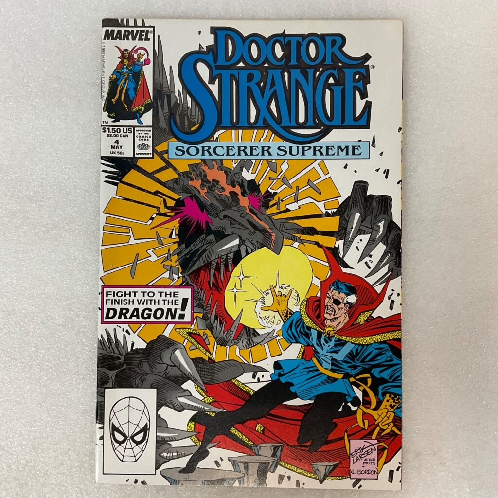 Doctor Strange Sorcerer Supreme #4 May 1989 Marvel Comic “Fight with the Dragon” - Image 1