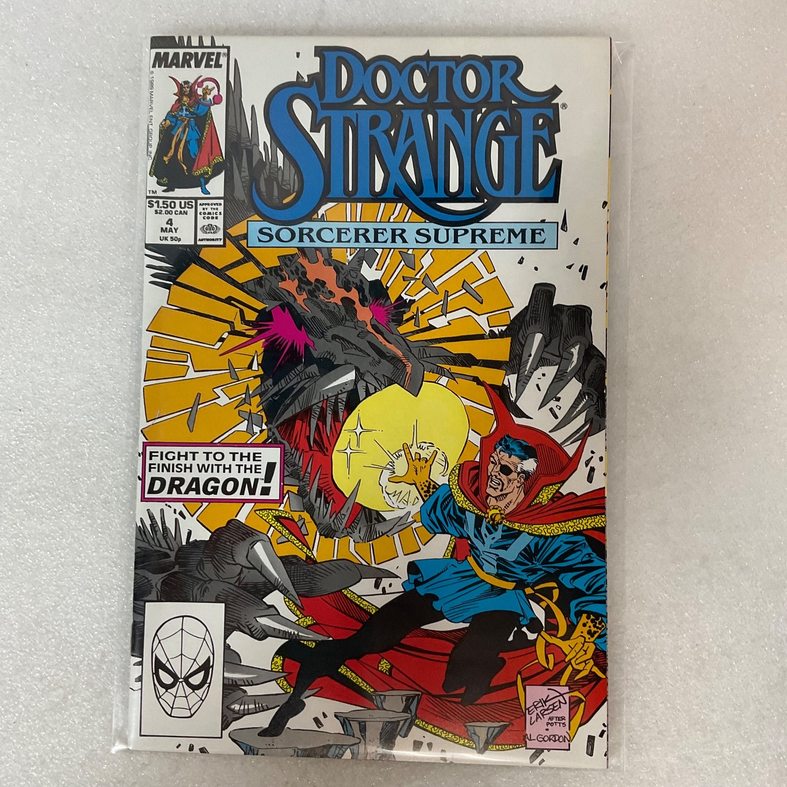 Doctor Strange Sorcerer Supreme #4 May 1989 Marvel Comic “Fight with the Dragon” - Image 13