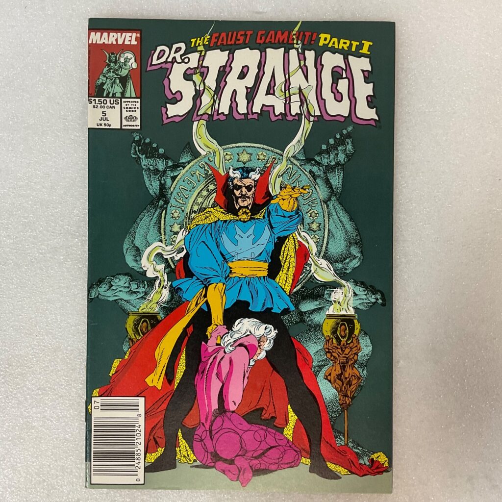 Doctor Strange #5 July 1989 Marvel Comic The Faust Gambit Part I Roy Thomas - Image 1