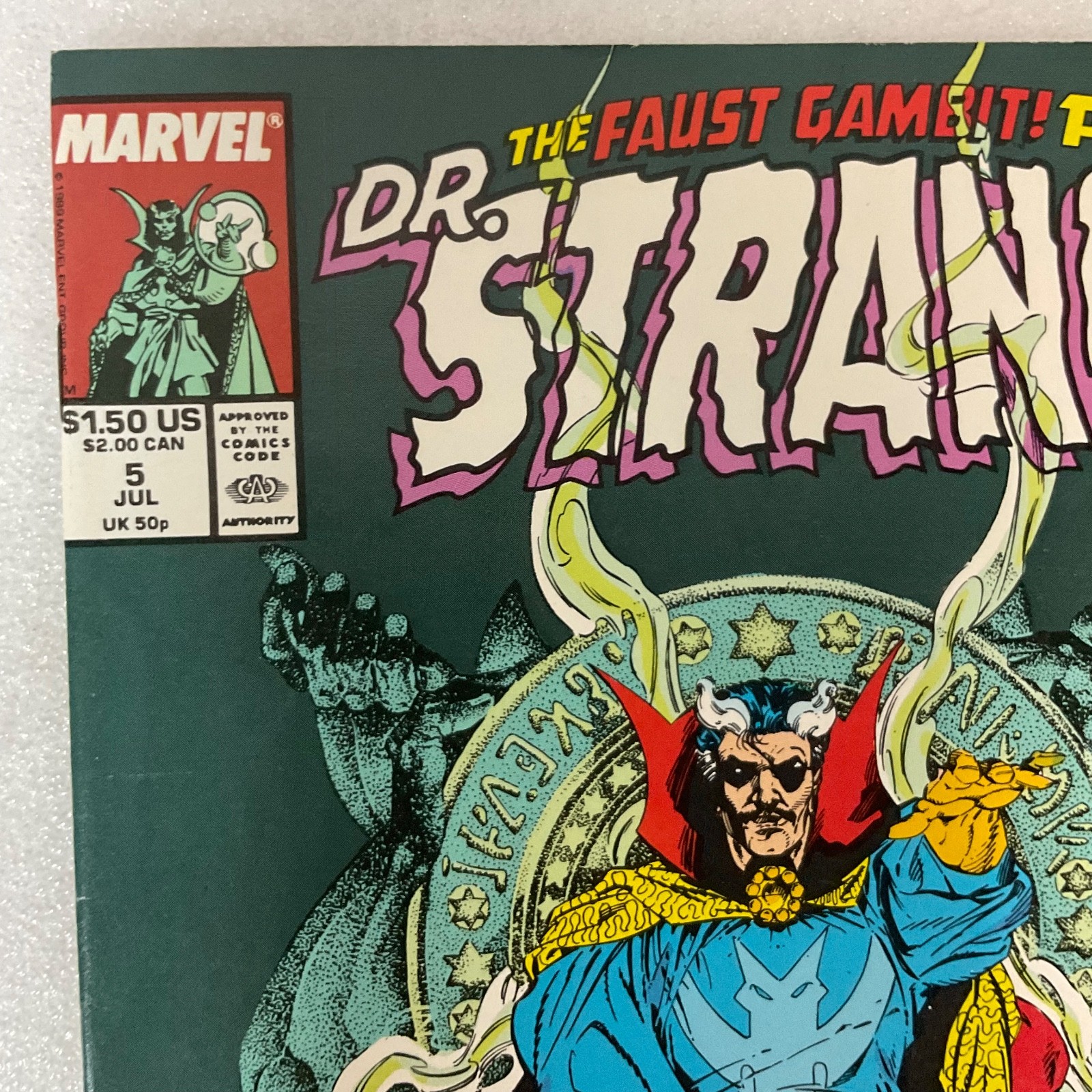 Doctor Strange #5 July 1989 Marvel Comic The Faust Gambit Part I Roy Thomas - Image 5