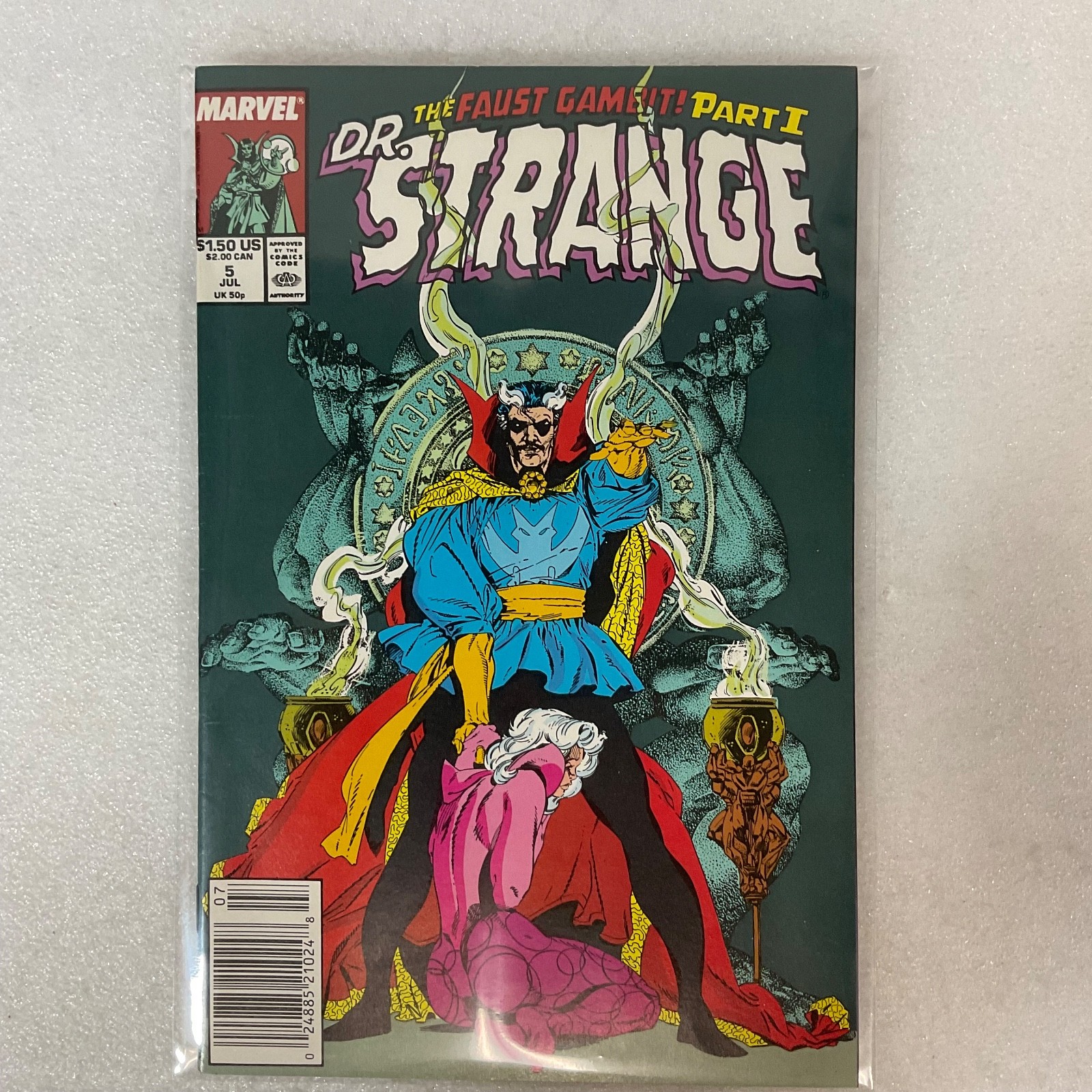 Doctor Strange #5 July 1989 Marvel Comic The Faust Gambit Part I Roy Thomas - Image 13