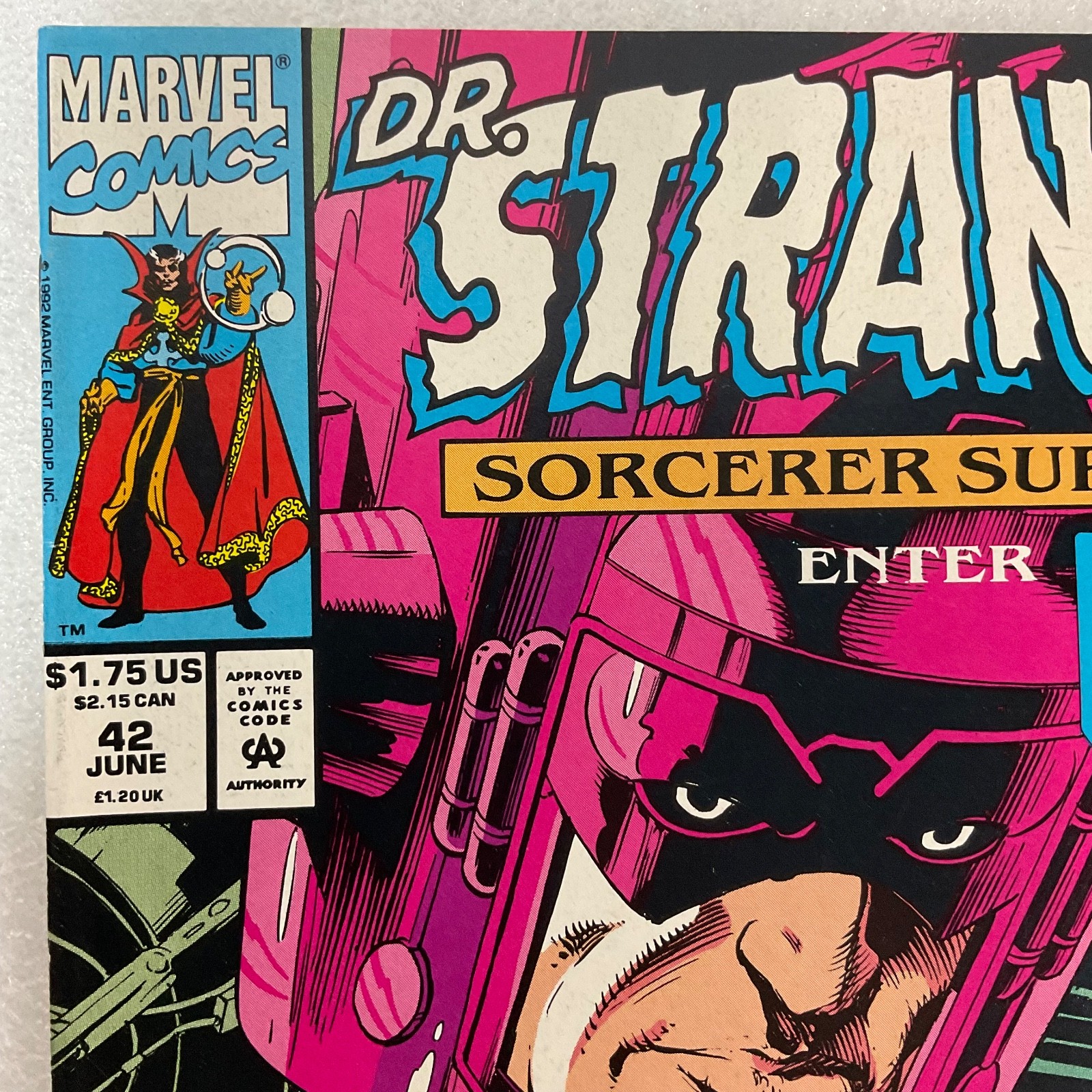 Doctor Strange Sorcerer Supreme #42 Marvel Comic 1992 Galactus Infinity War Cros - Image 5