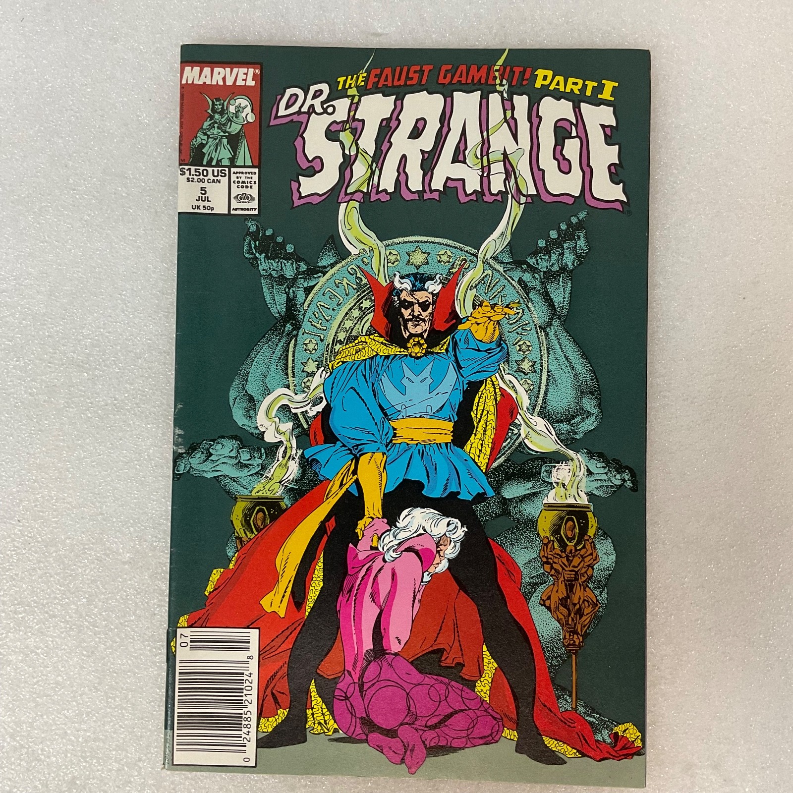 Doctor Strange Sorcerer Supreme #5 Jul 1989 Marvel Comic The Faust Gambit Part 1 - Image 1