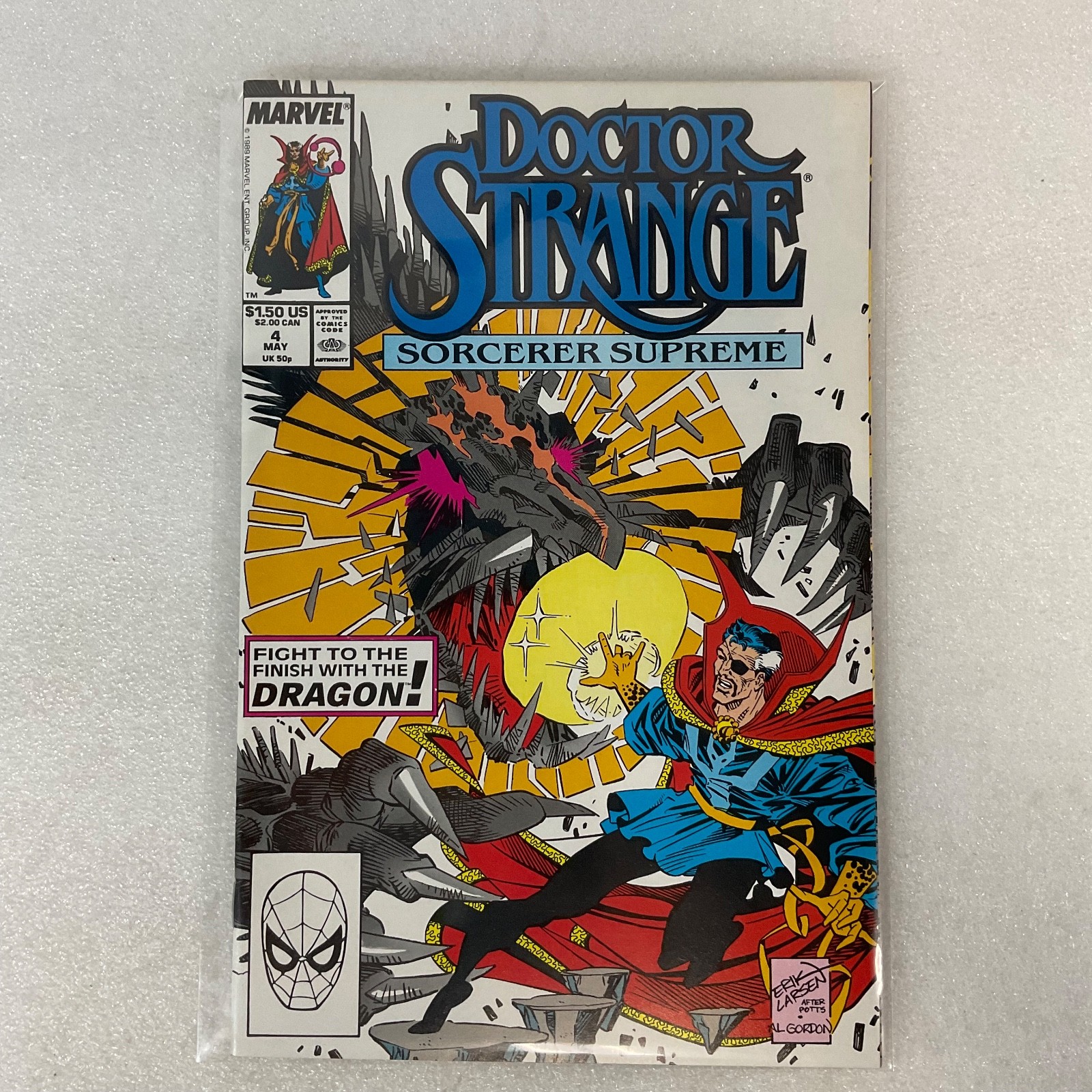 Doctor Strange Sorcerer Supreme #4 1989 Marvel Comic Book “Dragon’s Dream” - Image 13