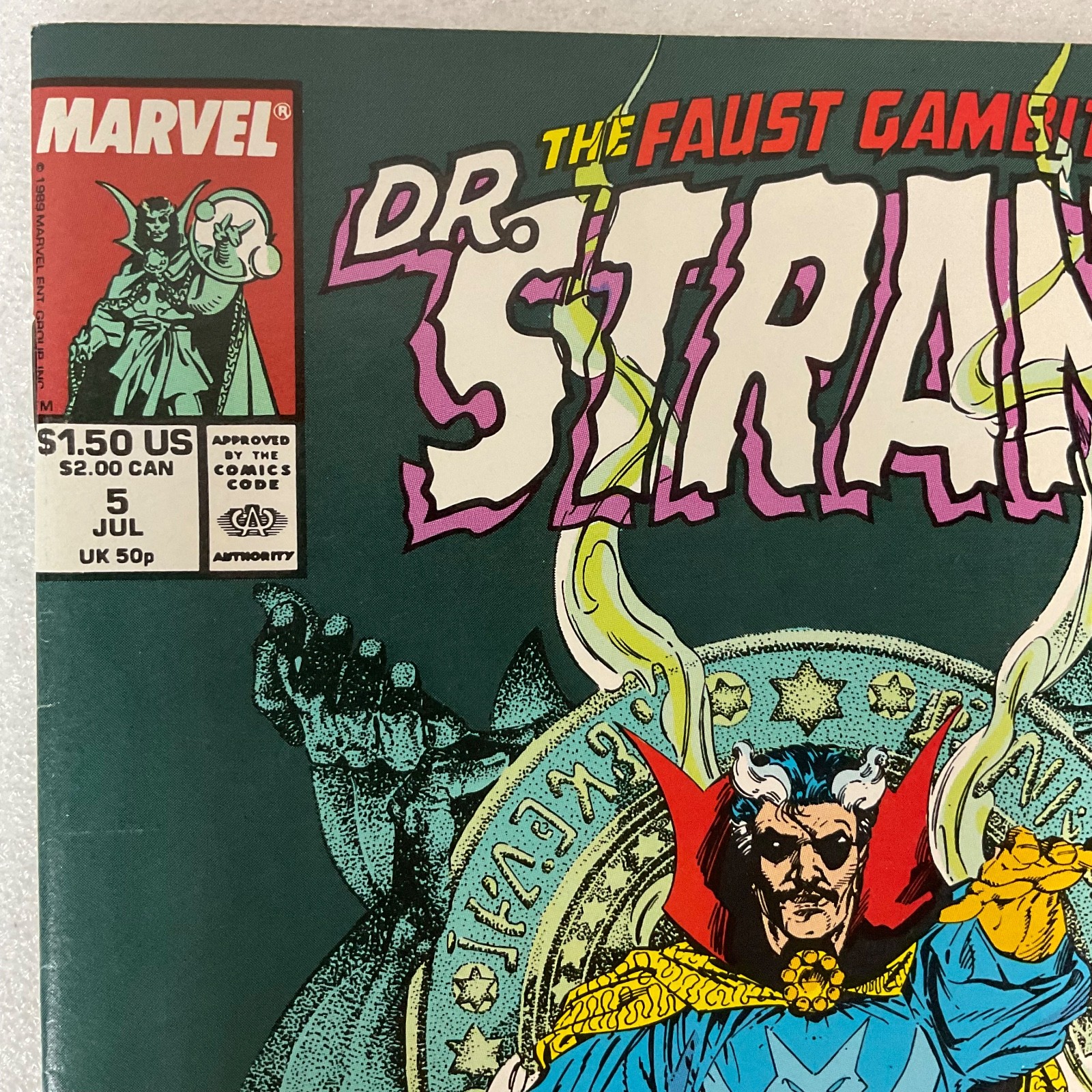 Doctor Strange Sorcerer Supreme #5 Jul 1989 Marvel Comic The Faust Gambit Part 1 - Image 5