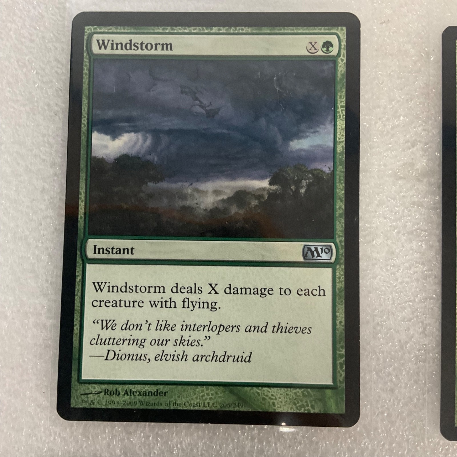 MTG 20 Card Lot Green Mixed Sets Windstorm Wellwisher Revised Onslaught - Image 3