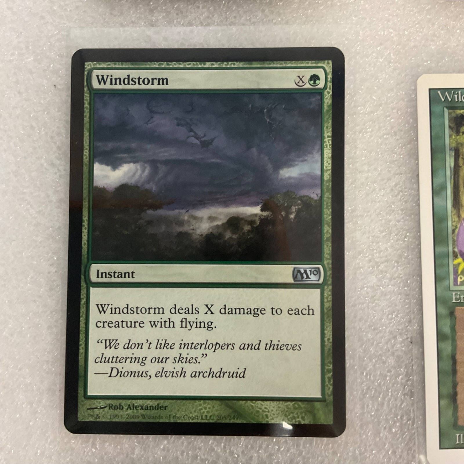 MTG 20 Card Lot Green Mixed Sets Windstorm Wellwisher Revised Onslaught - Image 4