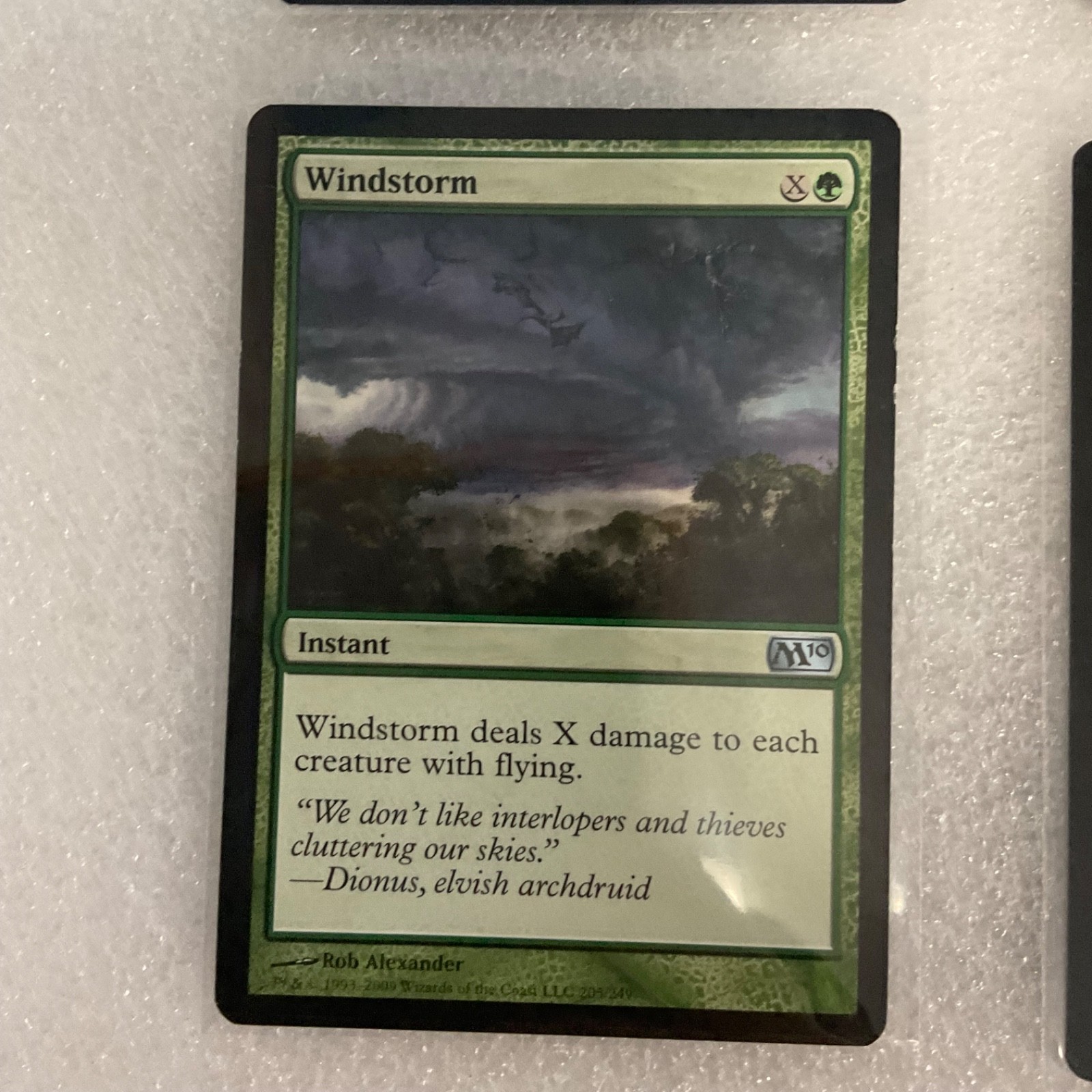 MTG 20 Card Lot Green Mixed Sets Windstorm Wellwisher Revised Onslaught - Image 6