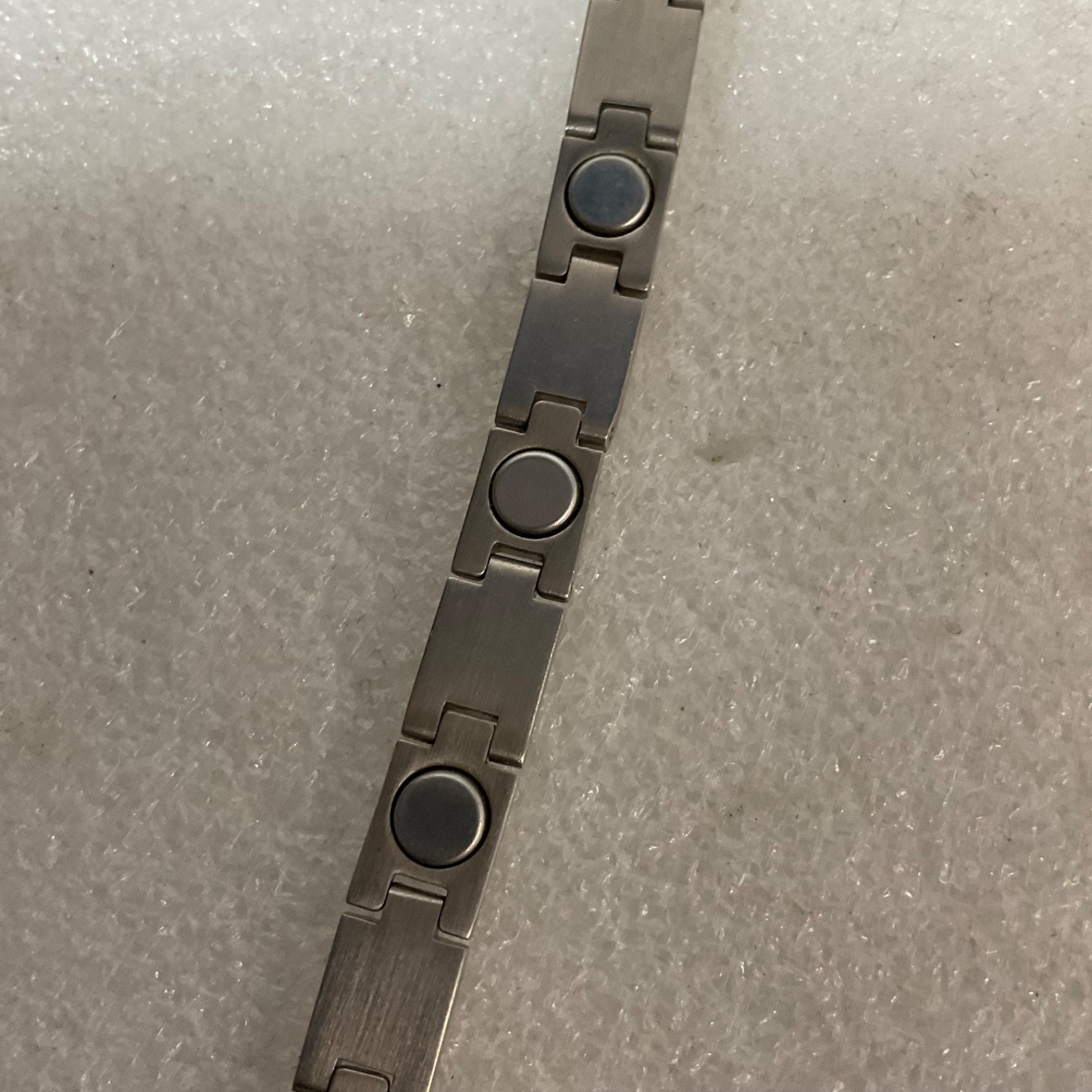 Stainless Steel Magnetic Therapy Bracelet 7" Pain Relief Health Wellness - Image 7