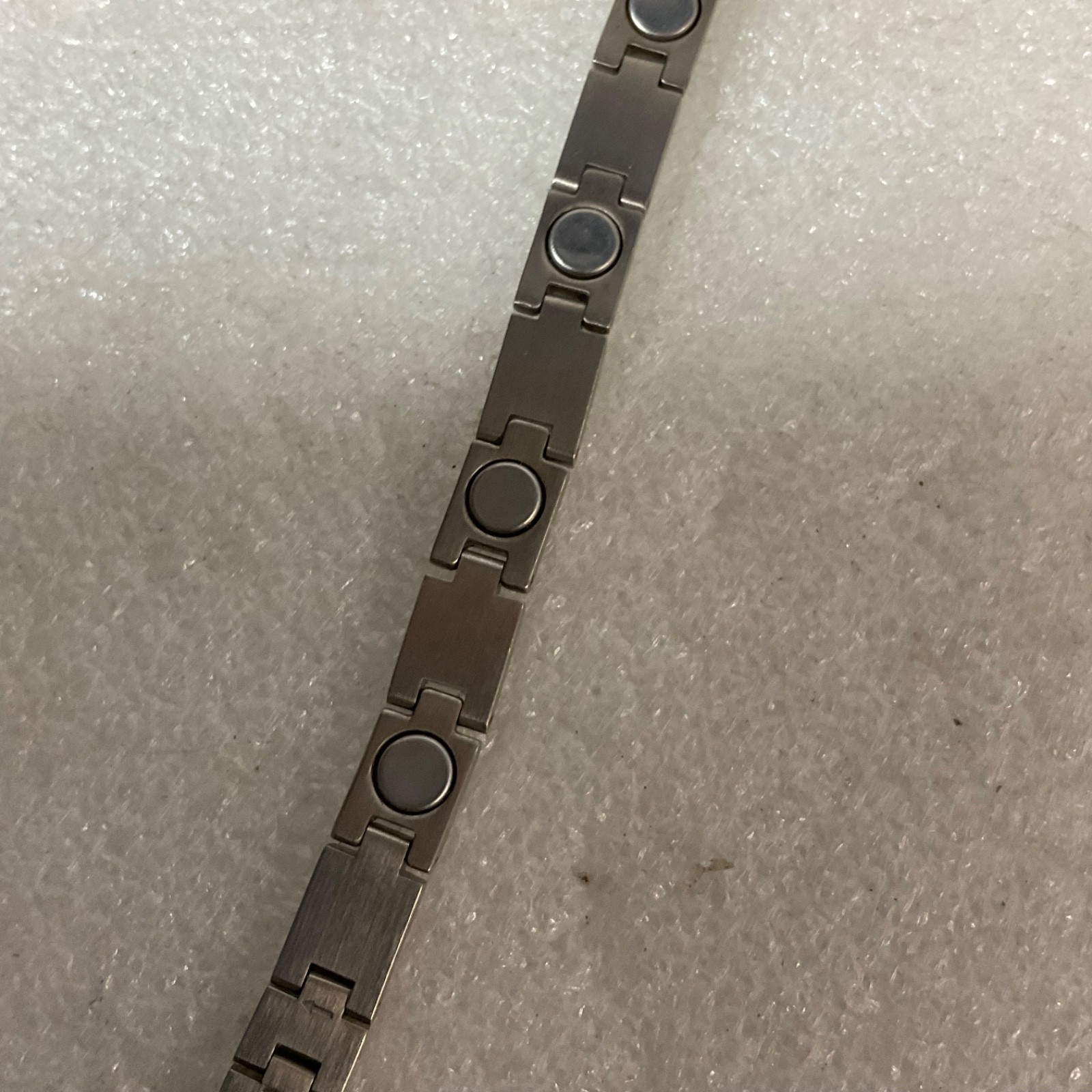 Stainless Steel Magnetic Therapy Bracelet 7" Pain Relief Health Wellness - Image 8