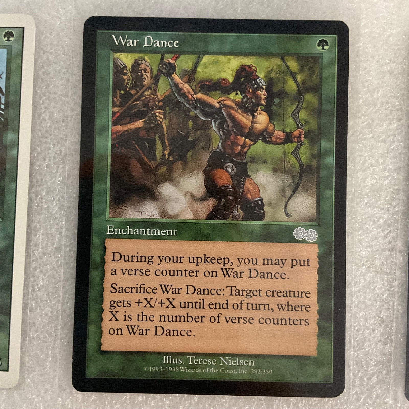 MTG 20 Card Lot Green Mixed Sets Windstorm Wellwisher Revised Onslaught - Image 15