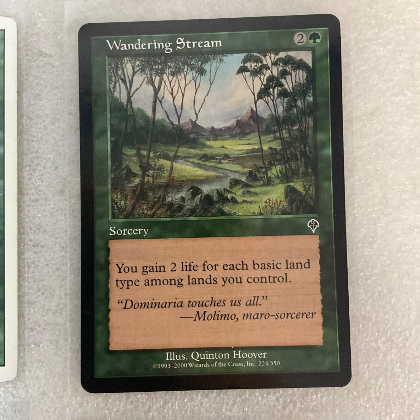 MTG 20 Card Lot Green Mixed Sets Windstorm Wellwisher Revised Onslaught - Image 19