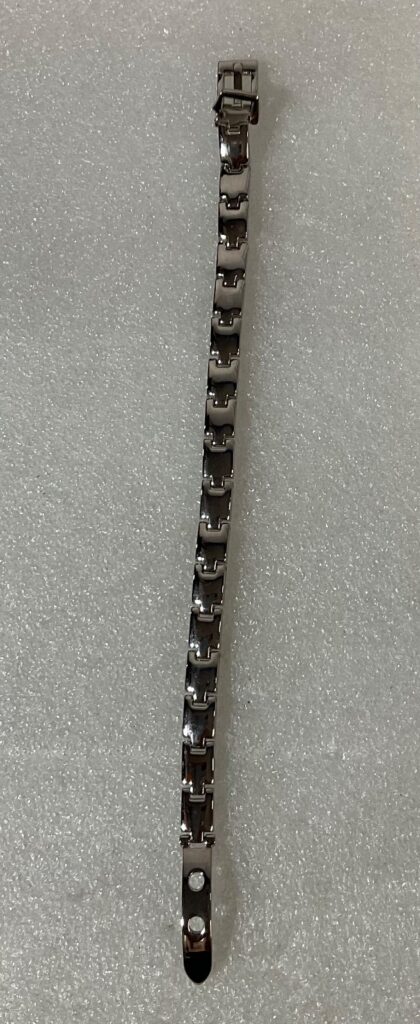 Stainless Steel Magnetic Bracelet Link Therapy Pain Relief 7.5” 33g - Image 1