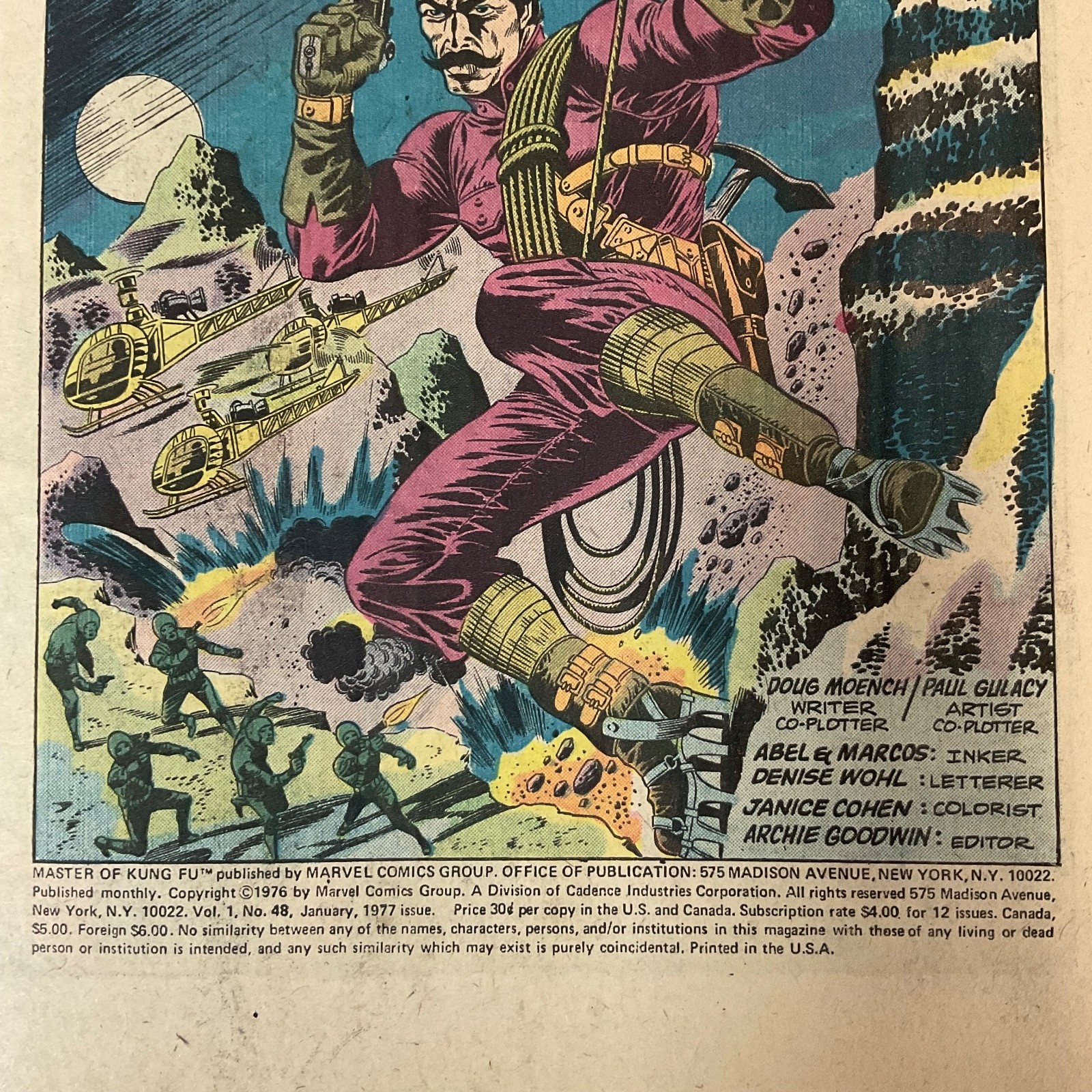 Master of Kung Fu #48 Marvel Comic Jan 1977 Shang-Chi “Bridge of a Thousand Doom - Image 14