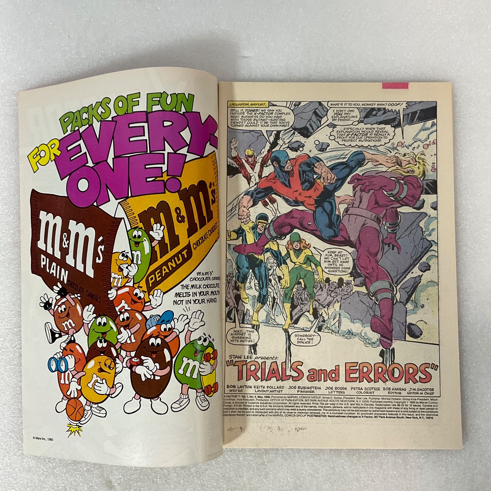 X-Factor #4 Marvel Comic May 1986 The Beast Returns vs Frenzy 25th Anniversary - Image 3
