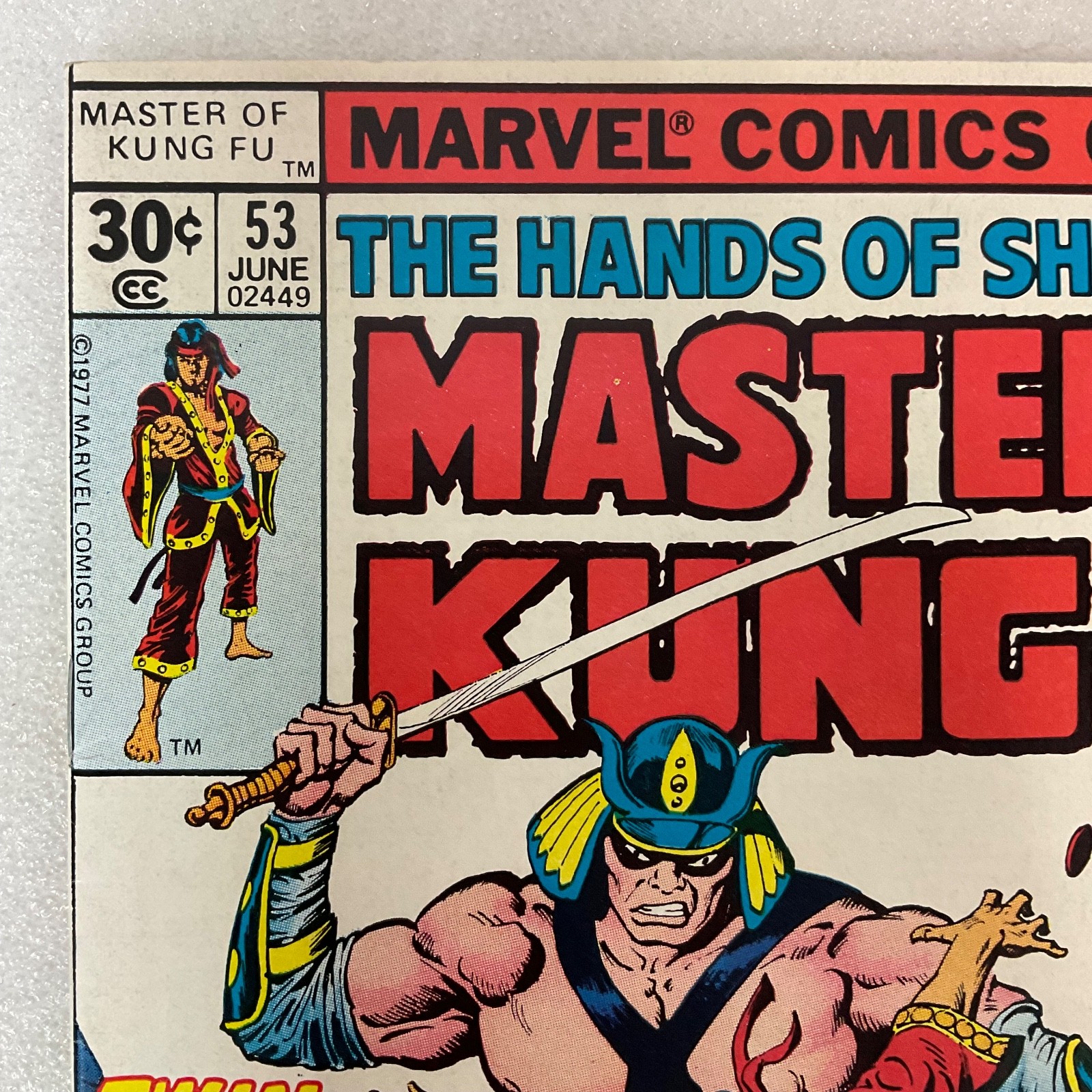 Master of Kung Fu #53 Marvel Comic June 1977 Shang-Chi Twin Swords Swift Death - Image 5