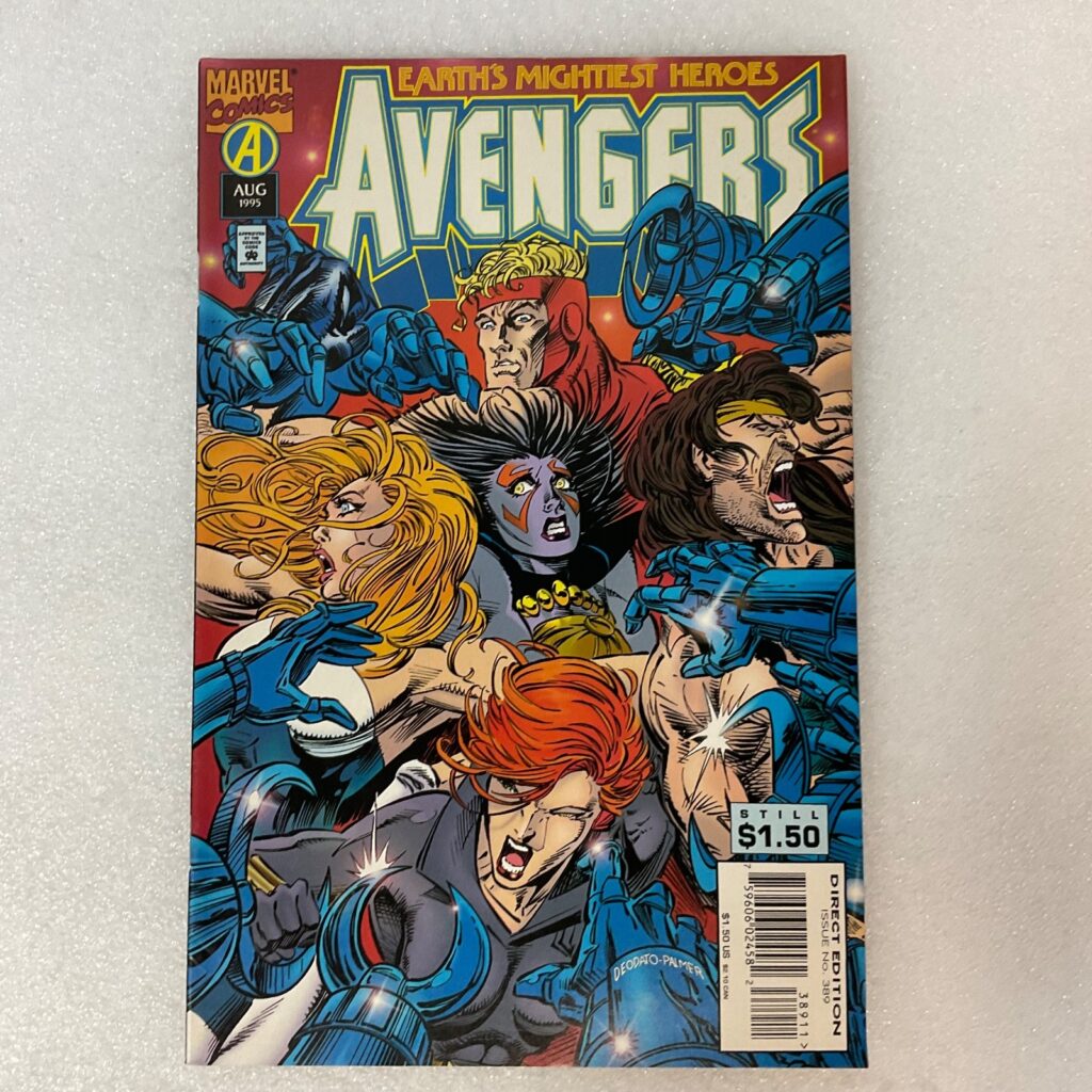 Avengers #389 Marvel Comic August 1995 Deodato-Palmer Cover Direct Edition - Image 1