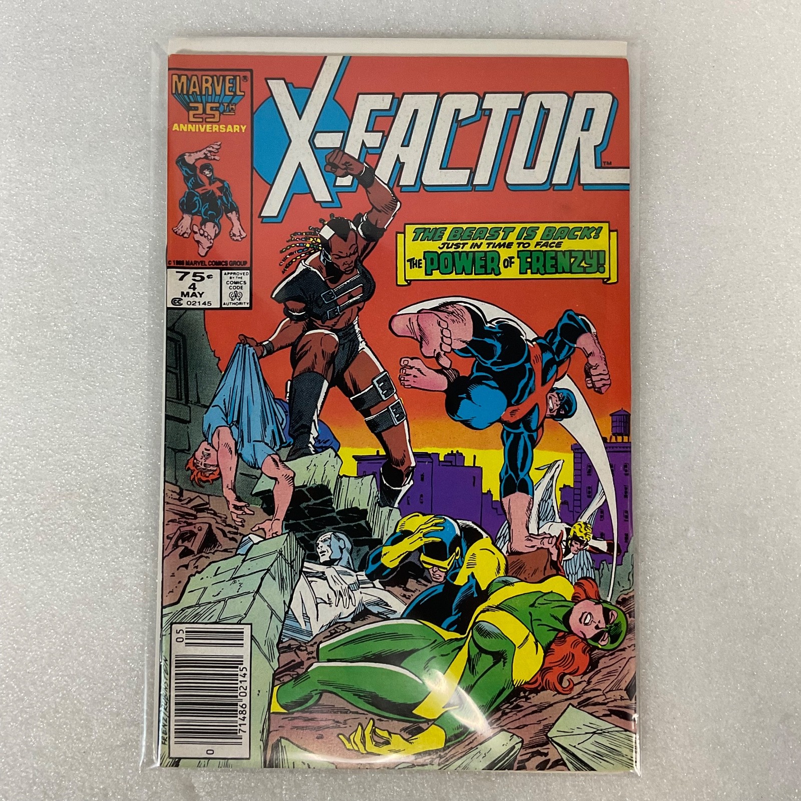 X-Factor #4 Marvel Comic May 1986 The Beast Returns vs Frenzy 25th Anniversary - Image 13