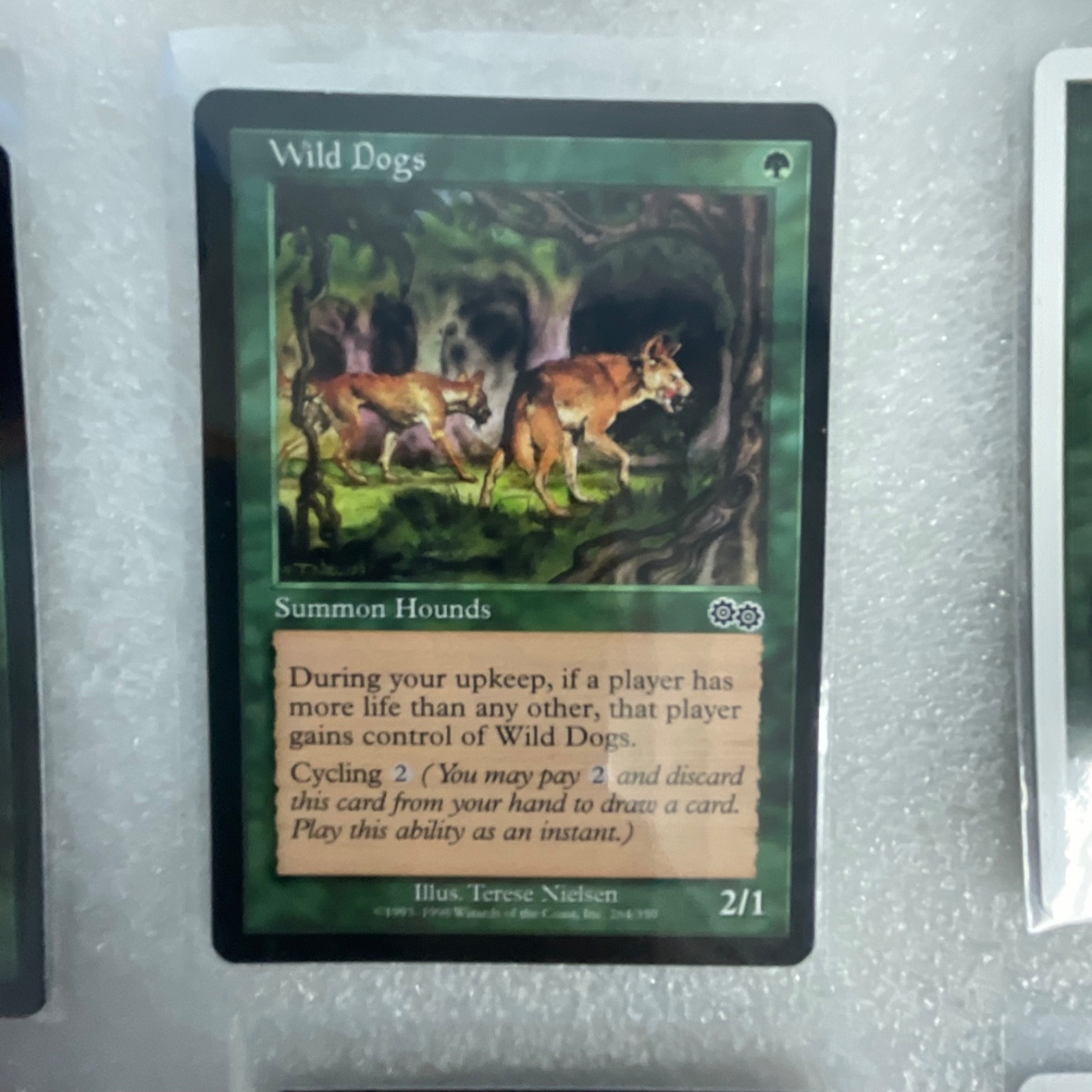 MTG 20 Card Green Lot Mixed Sets Werebear Wild Mongrel Willow Faerie - Image 9