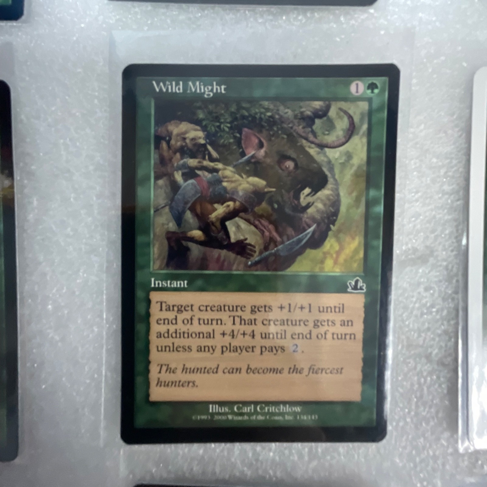 MTG 20 Card Green Lot Mixed Sets Werebear Wild Mongrel Willow Faerie - Image 8