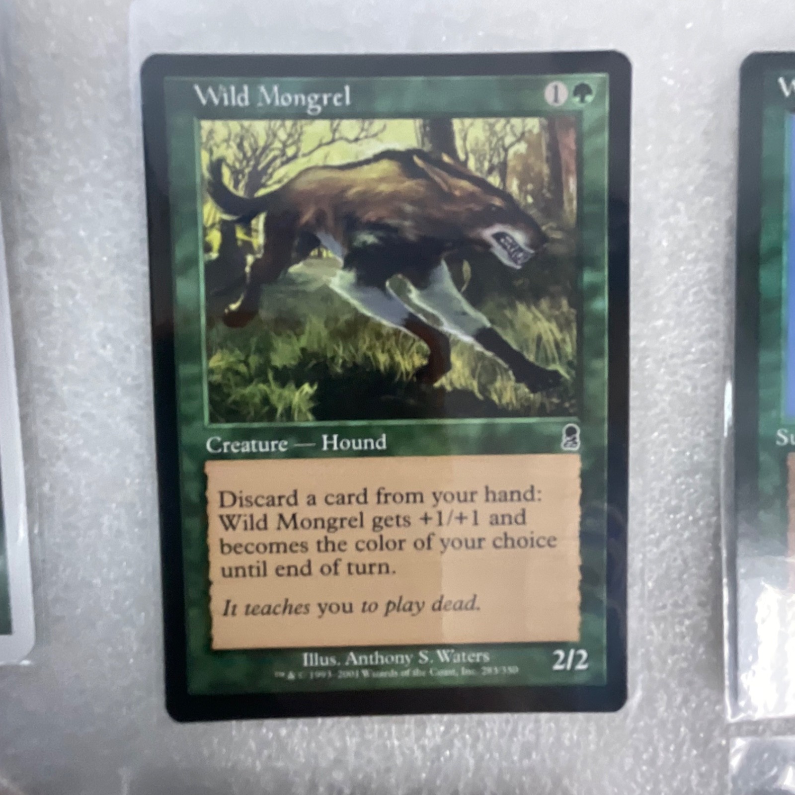 MTG 20 Card Green Lot Mixed Sets Werebear Wild Mongrel Willow Faerie - Image 17