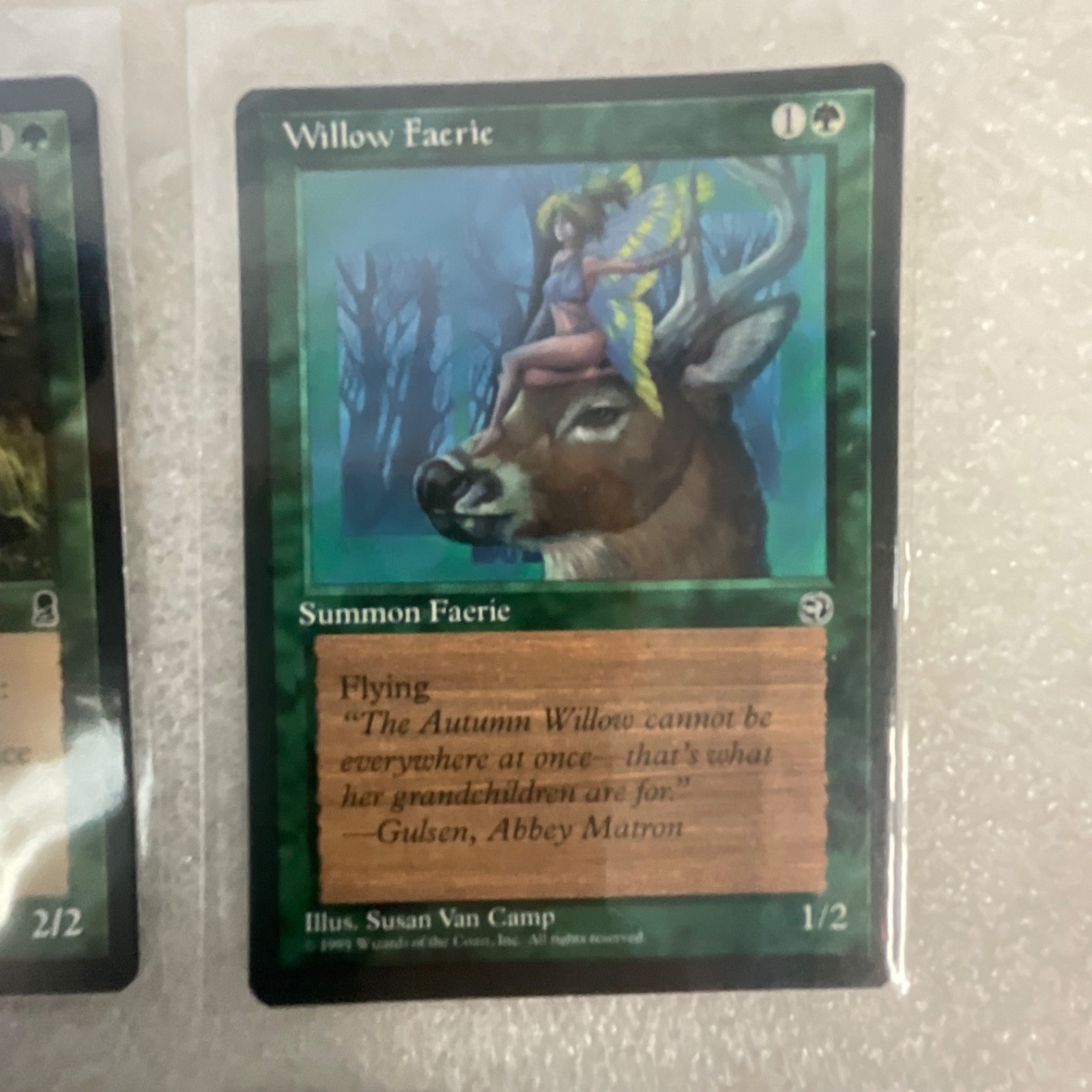MTG 20 Card Green Lot Mixed Sets Werebear Wild Mongrel Willow Faerie - Image 19