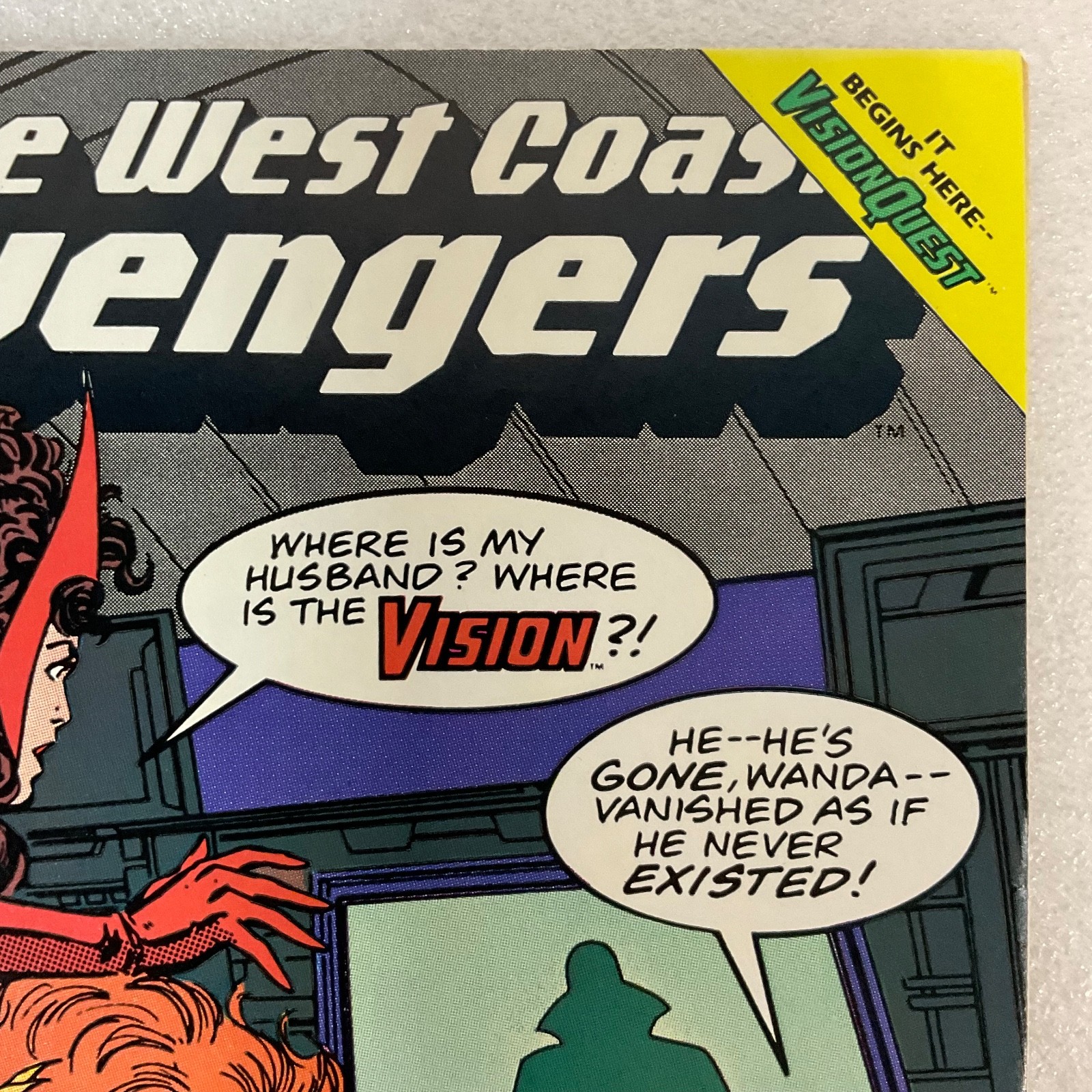 West Coast Avengers #42 Marvel Comic 1989 VisionQuest Scarlet Witch Story - Image 7