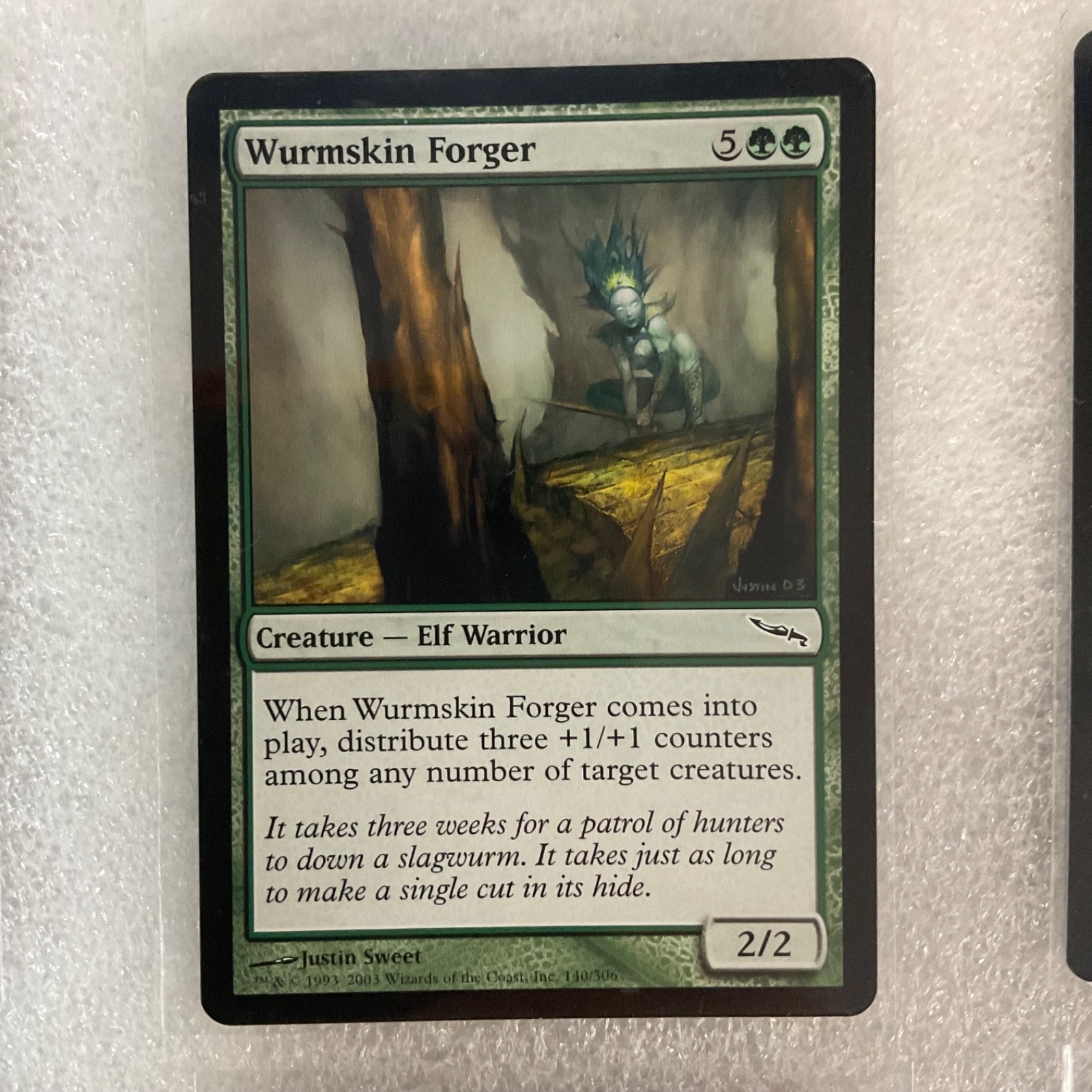 MTG 20 Card Green Lot Mixed Sets Yavimaya Wurm Yeva's Forcemage - Image 17