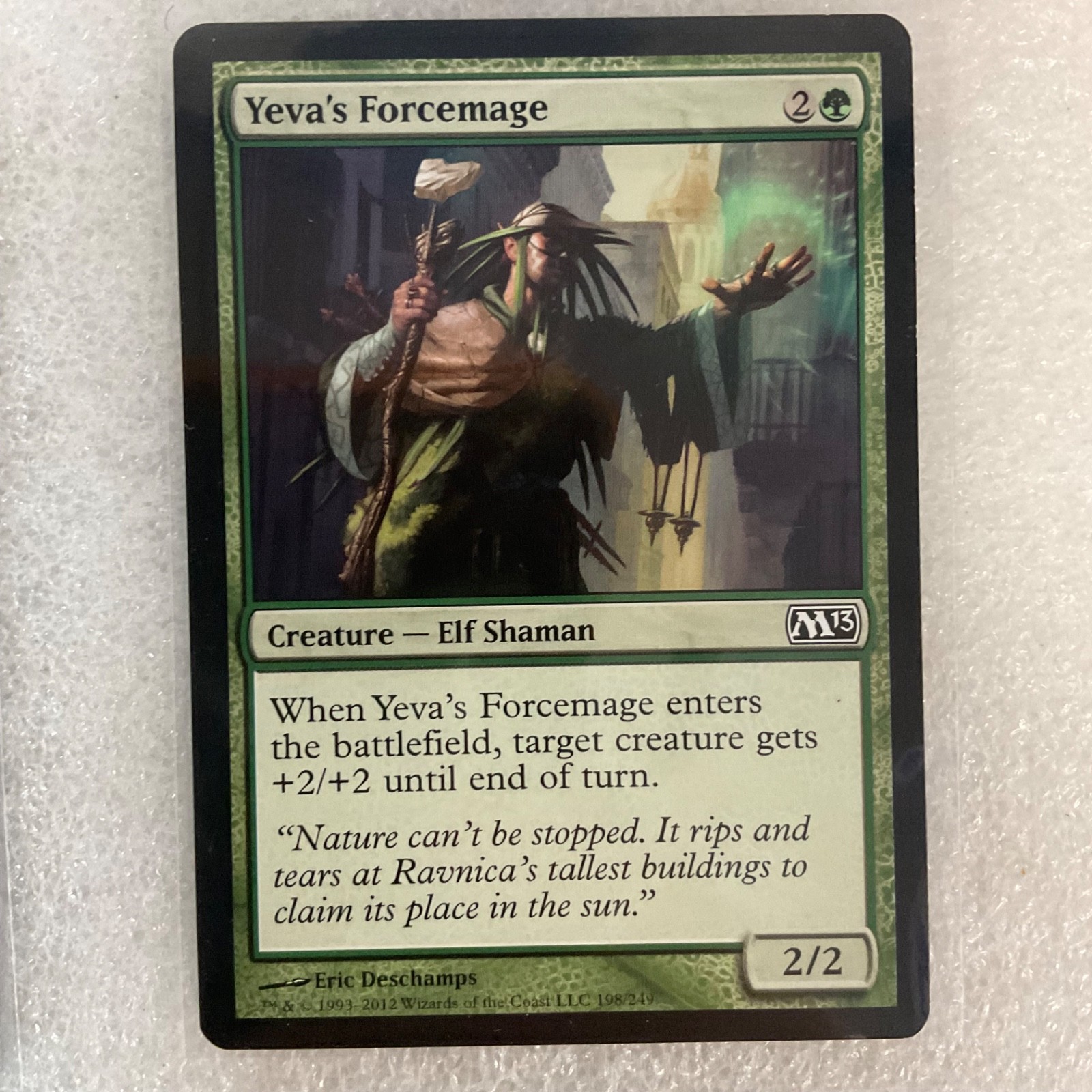 MTG 20 Card Green Lot Mixed Sets Yavimaya Wurm Yeva's Forcemage - Image 20