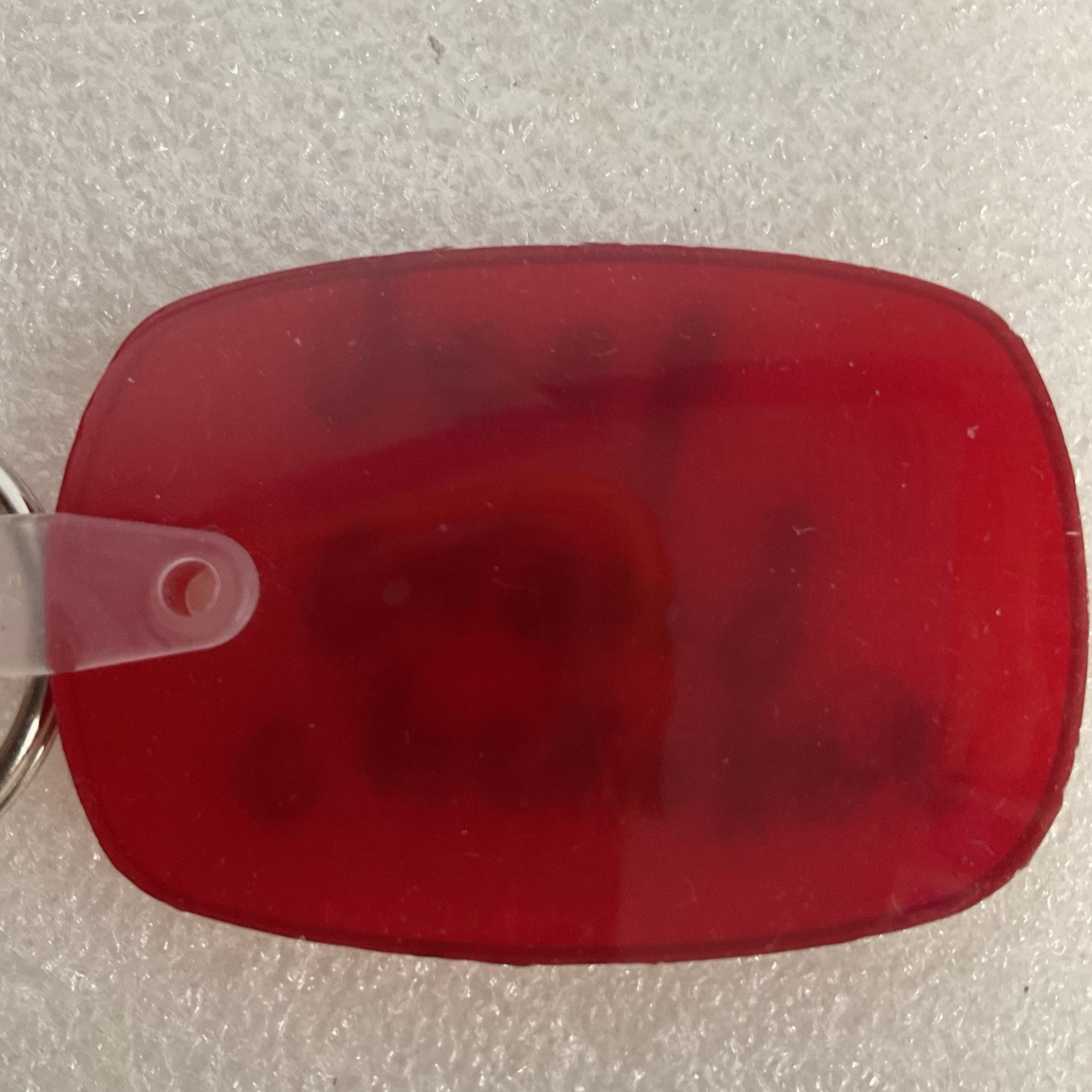 Vintage Action Transmission Provo UT Advertising Keychain Red ATRA ASE - Image 3