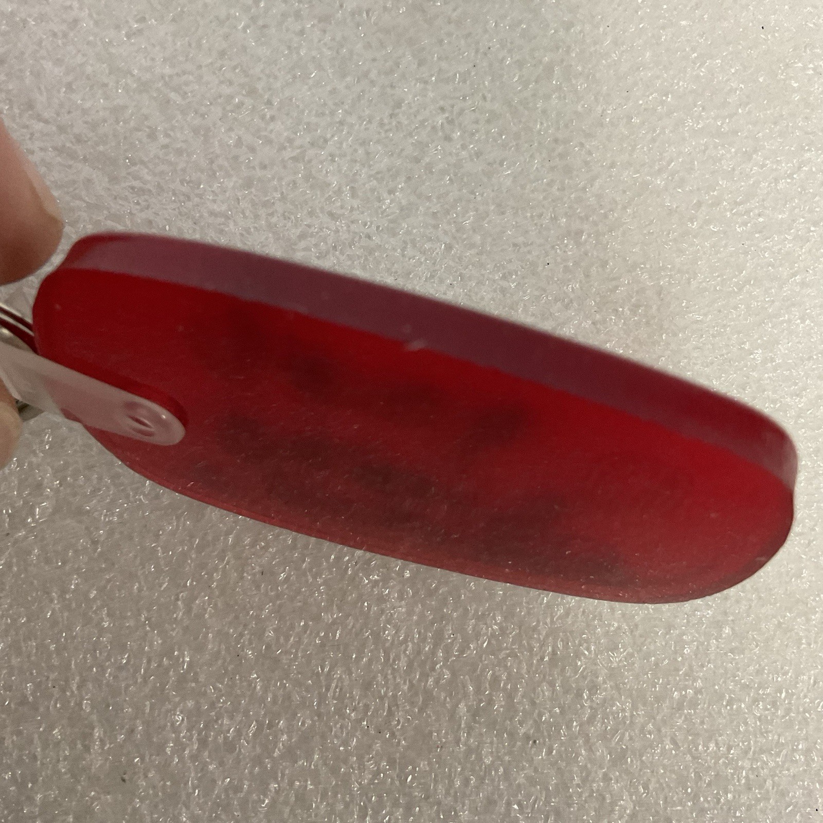 Vintage Action Transmission Provo UT Advertising Keychain Red ATRA ASE - Image 4