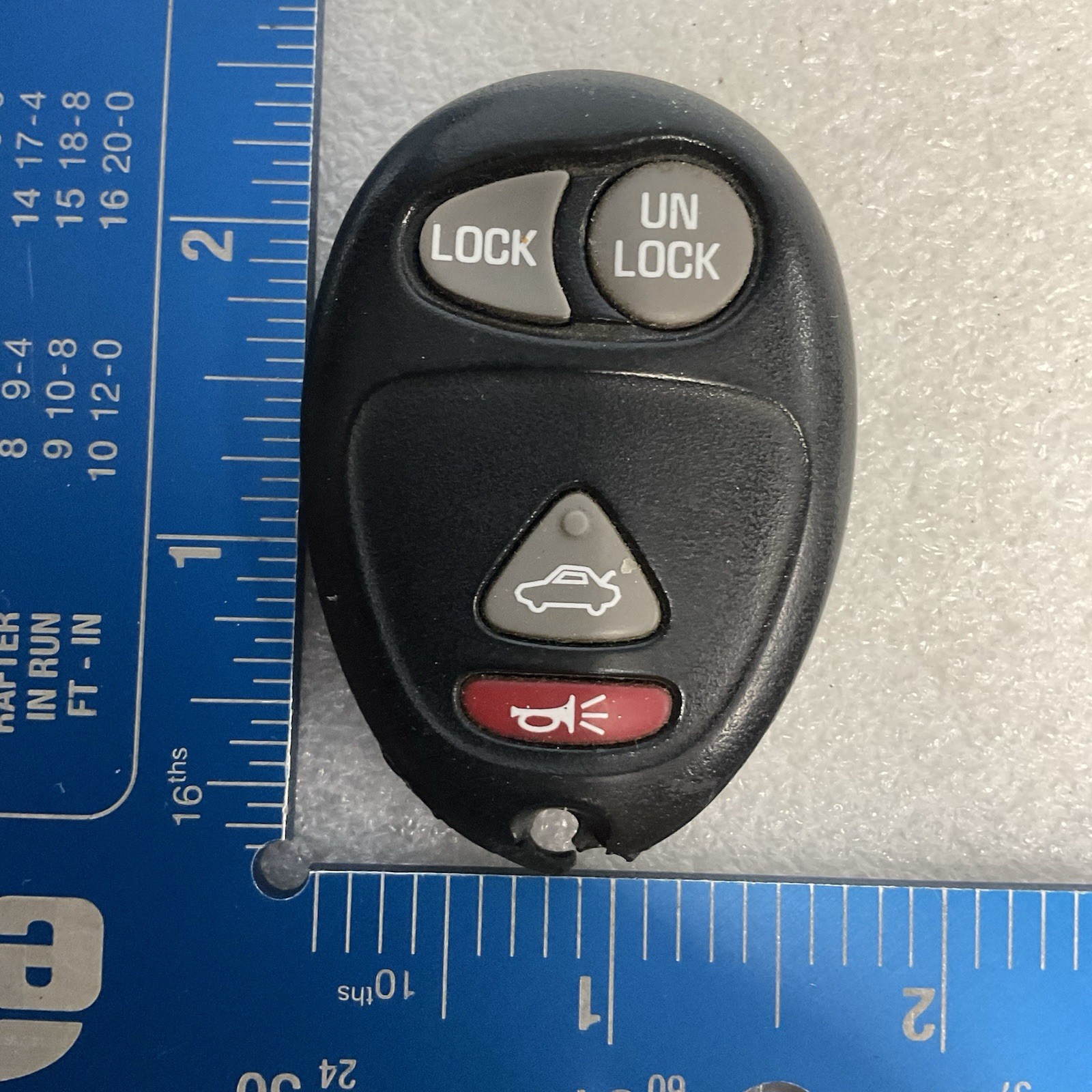 Delphi GM 4-Button Keyless Entry Remote Fob FCC ID L2C0007T As-Is/Untested - Image 6
