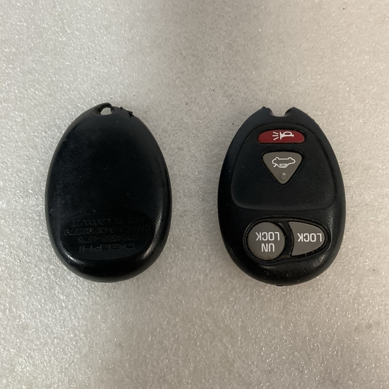 Delphi GM 4-Button Keyless Entry Remote Fob FCC ID L2C0007T As-Is/Untested - Image 7