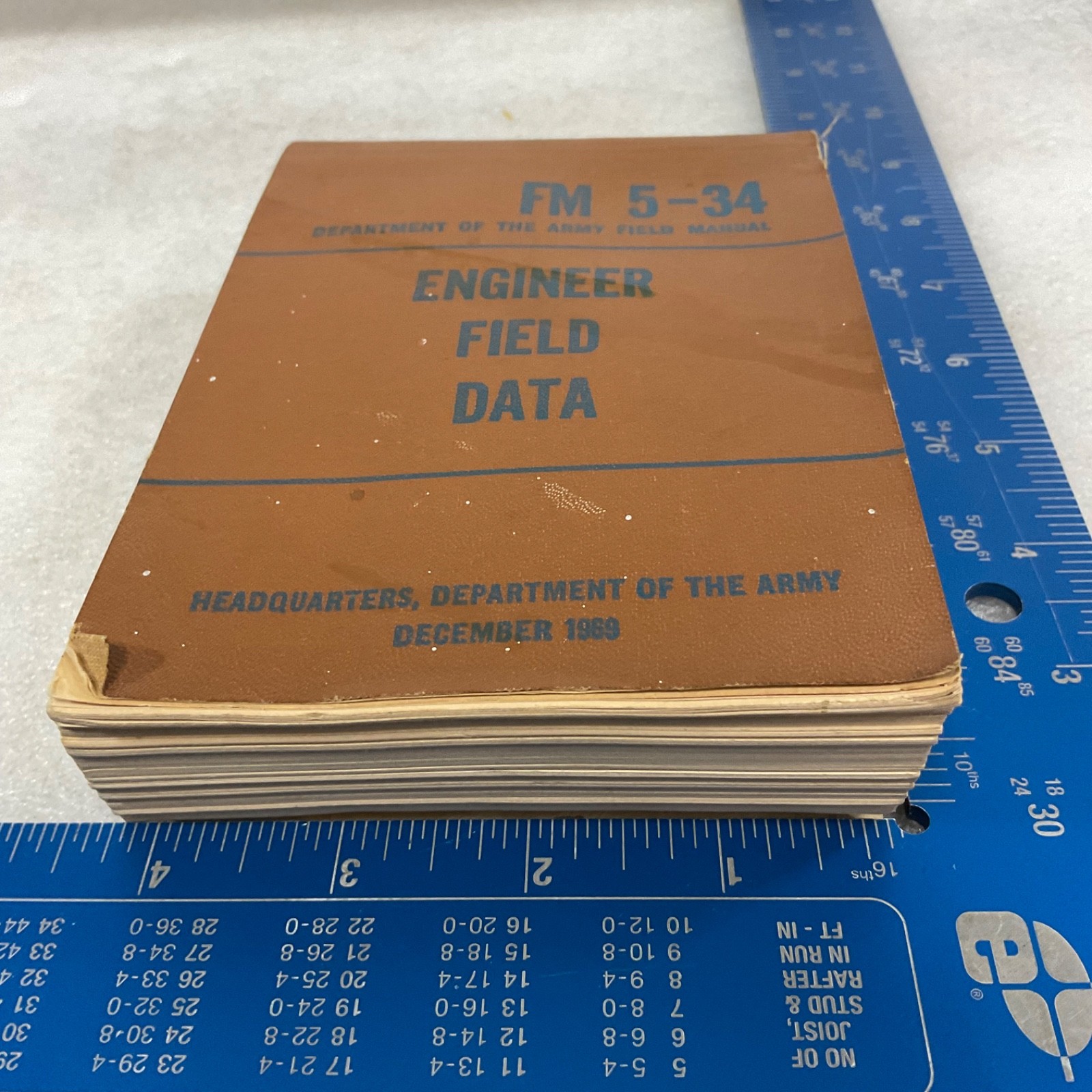 Department of the Army FM 5-34 Engineer Field Data 1969 Paperback - Image 3