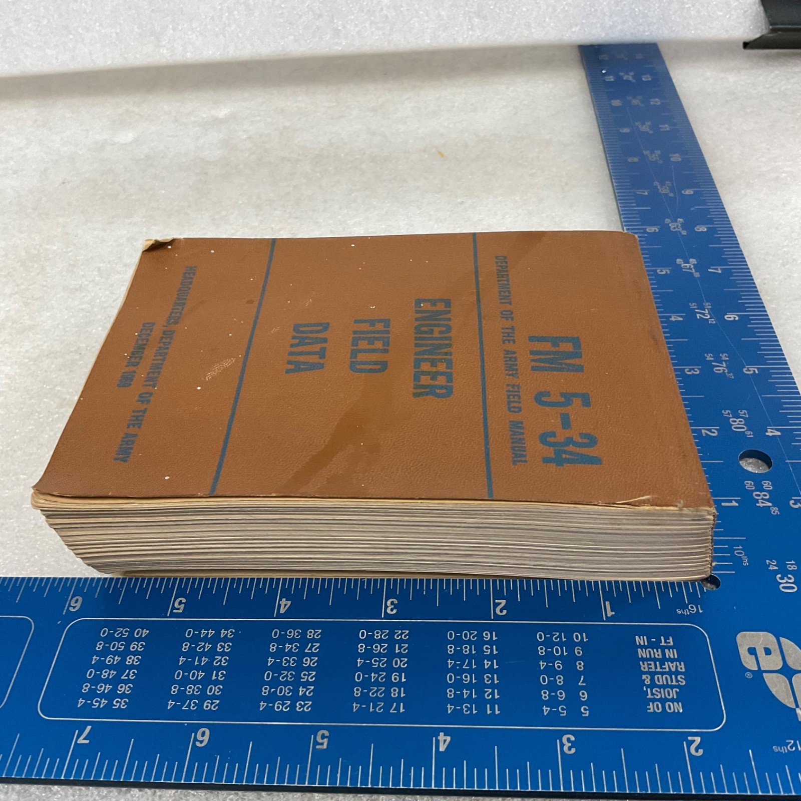 Department of the Army FM 5-34 Engineer Field Data 1969 Paperback - Image 4