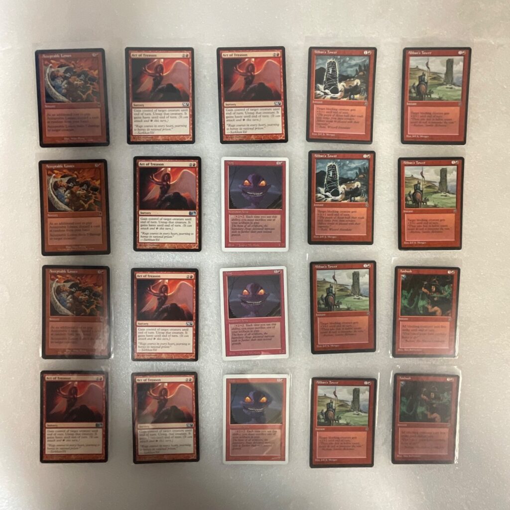 MTG 20 Card Red Lot Act of Treason Atog Homelands Odyssey Mixed - Image 1