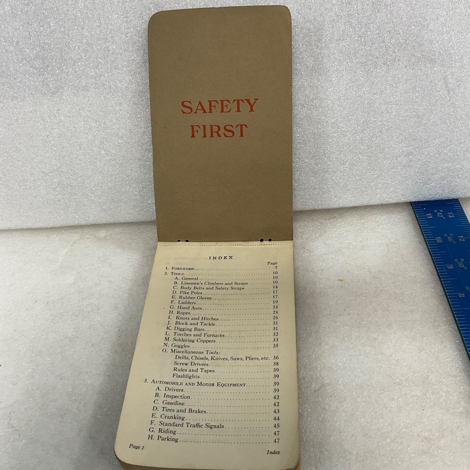 1929 Bell System Employees Accident Prevention Code Pacific Telephone 7 in - Image 6