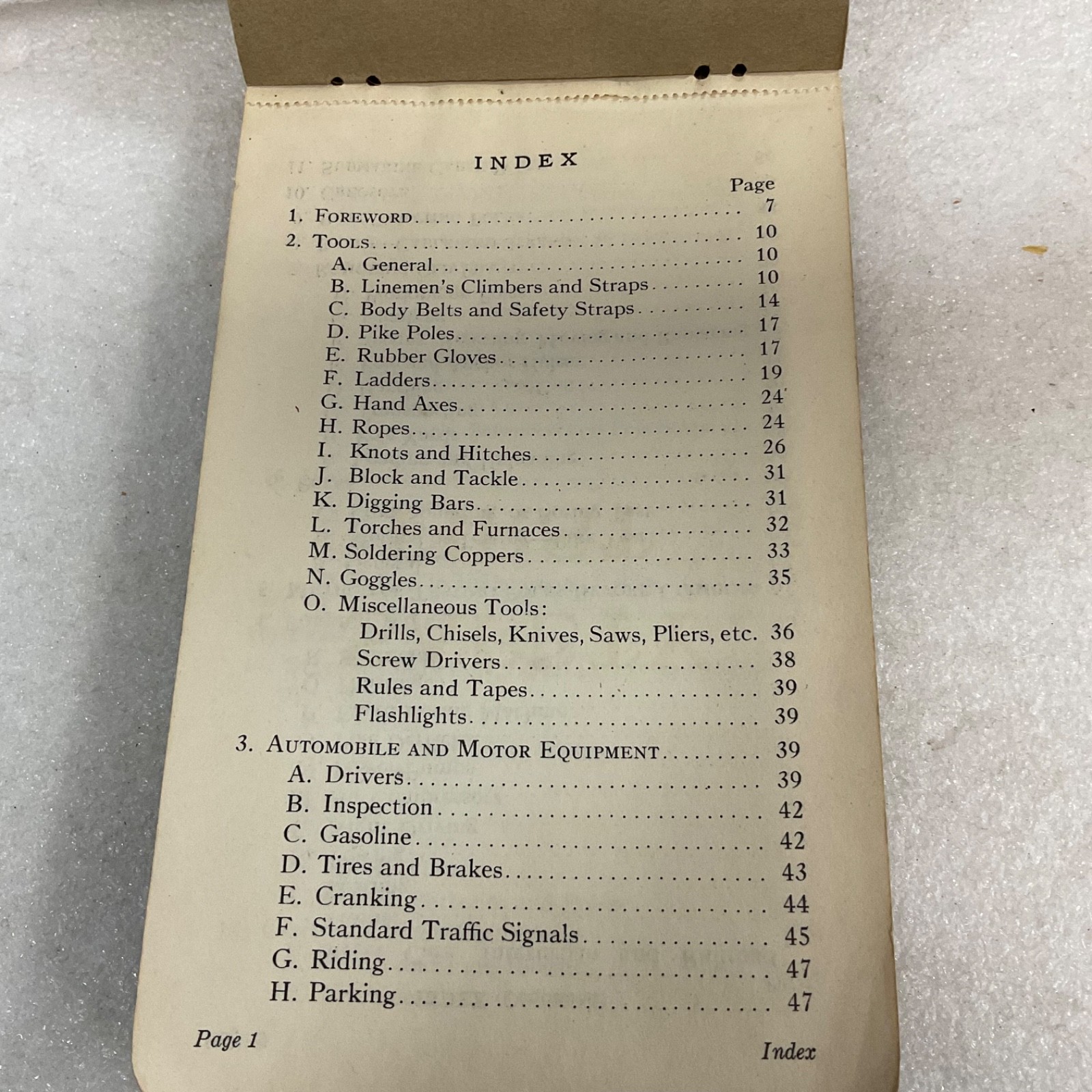 1929 Bell System Employees Accident Prevention Code Pacific Telephone 7 in - Image 7