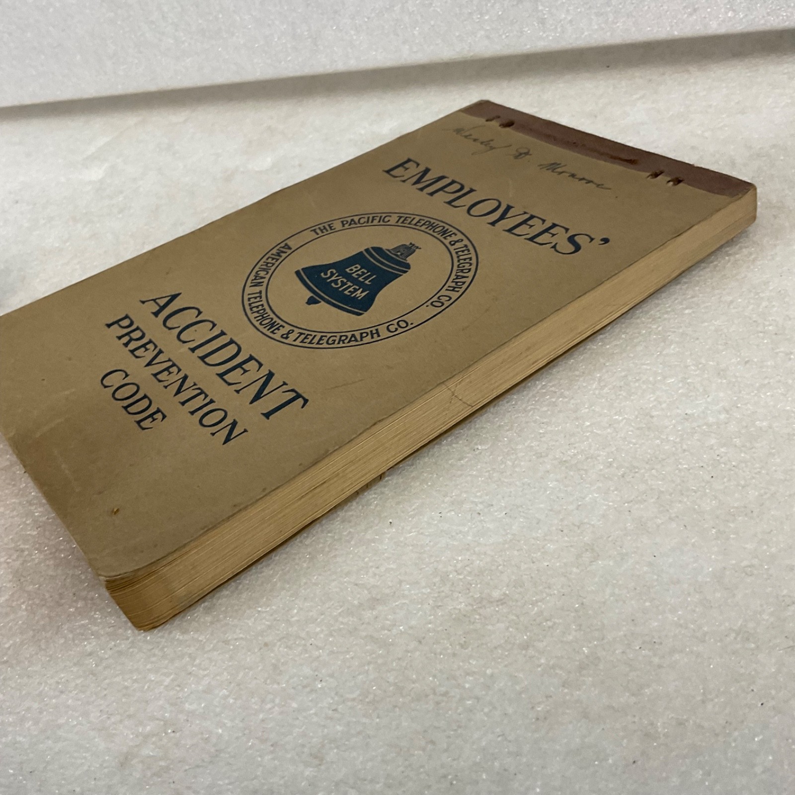 1929 Bell System Employees Accident Prevention Code Pacific Telephone 7 in - Image 4