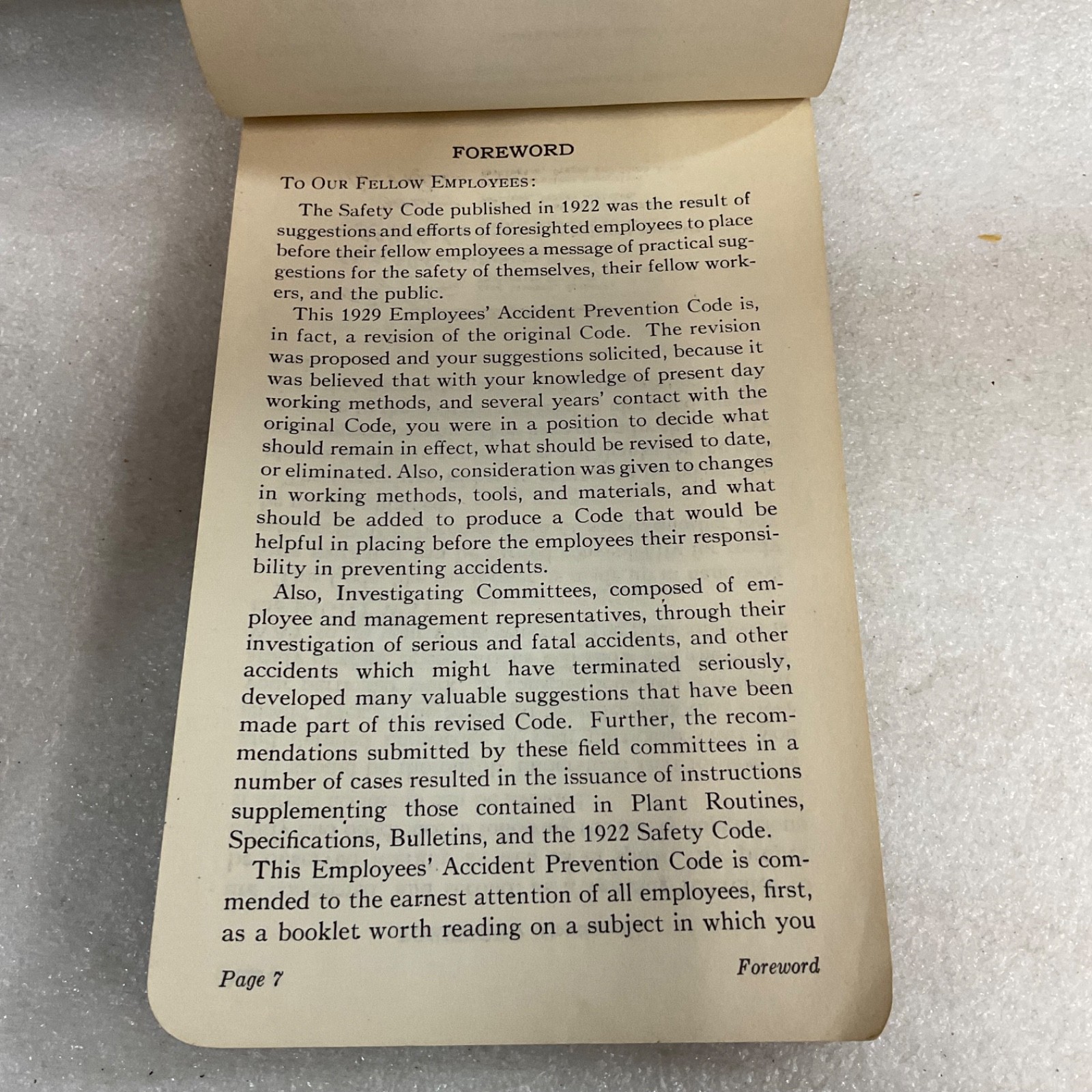 1929 Bell System Employees Accident Prevention Code Pacific Telephone 7 in - Image 10