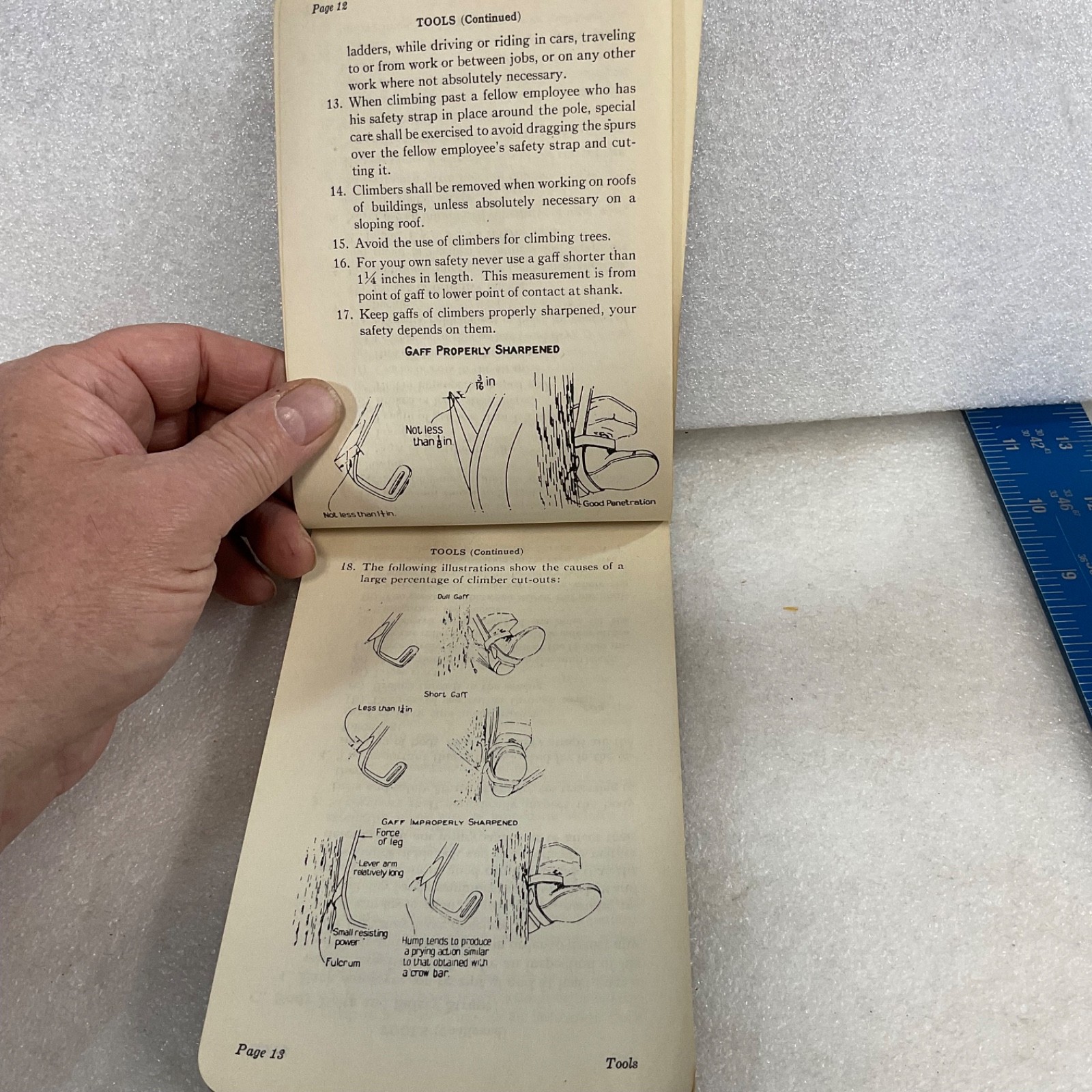 1929 Bell System Employees Accident Prevention Code Pacific Telephone 7 in - Image 12