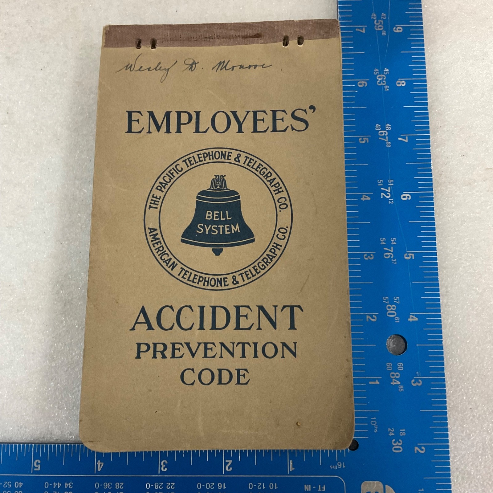 1929 Bell System Employees Accident Prevention Code Pacific Telephone 7 in - Image 16