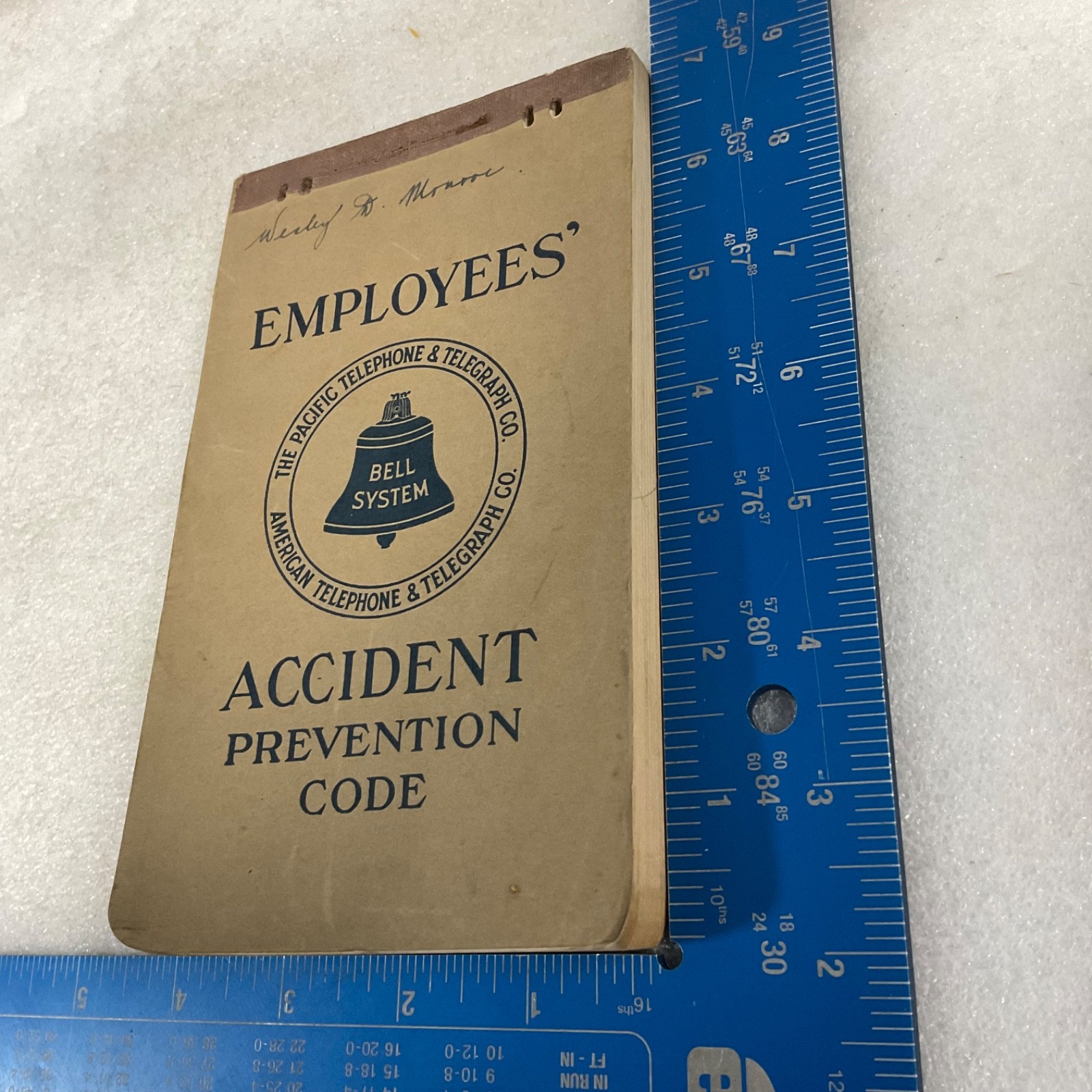 1929 Bell System Employees Accident Prevention Code Pacific Telephone 7 in - Image 18