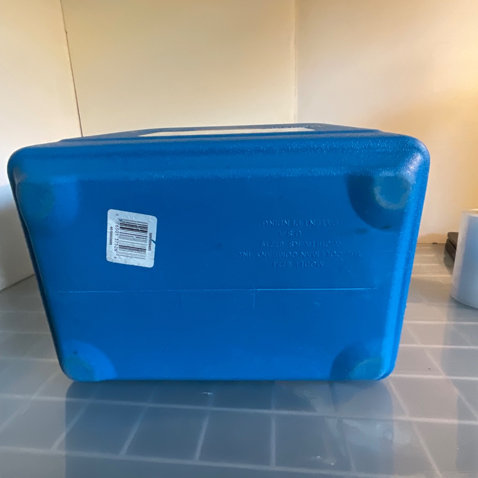 Coleman Party Stacker 20-Can Cooler Model 6224 Blue White 15 in - Image 6