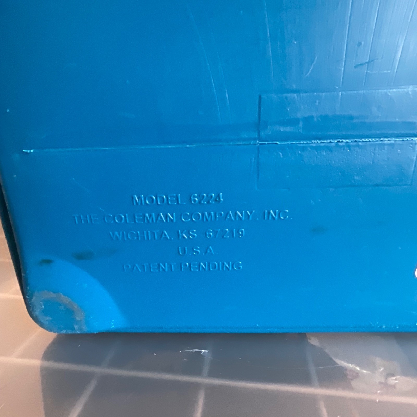 Coleman Party Stacker 20-Can Cooler Model 6224 Blue White 15 in - Image 7
